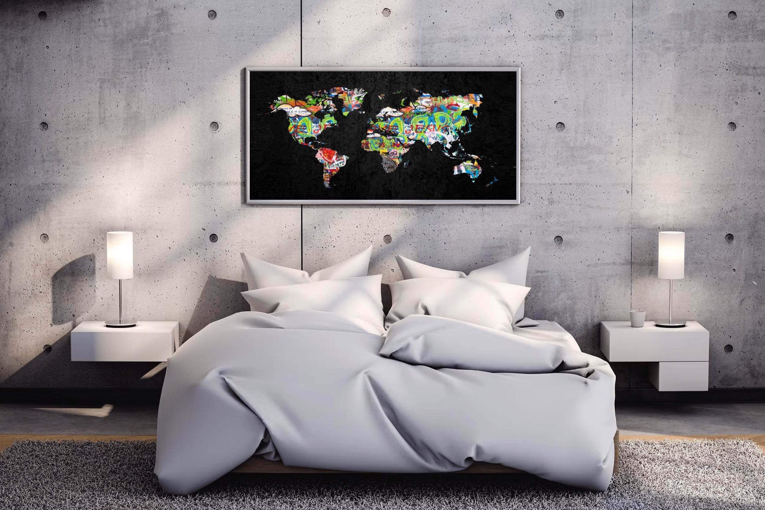 Creative Worldmap Wall Art - beink online art store
