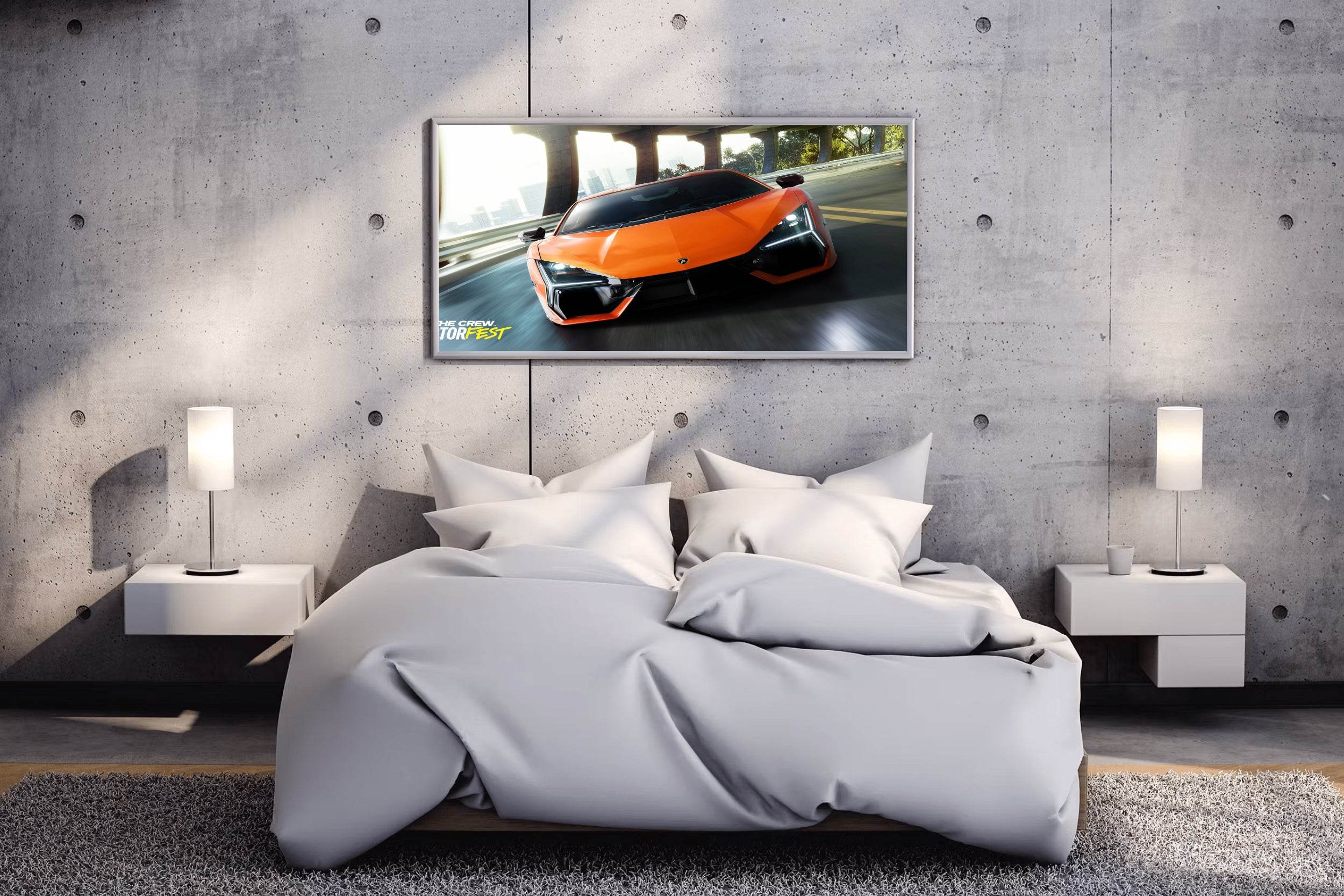 The Crew Lamborghini Revuelto Gaming Wall Art - beink online art store