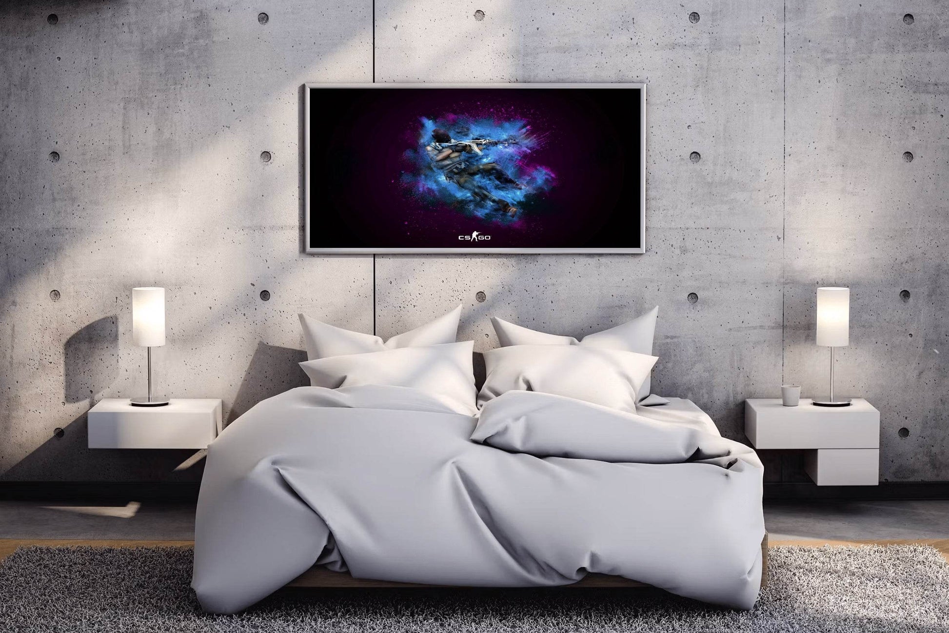 Counter Strike GO Gaming Wall Art - beink online art store