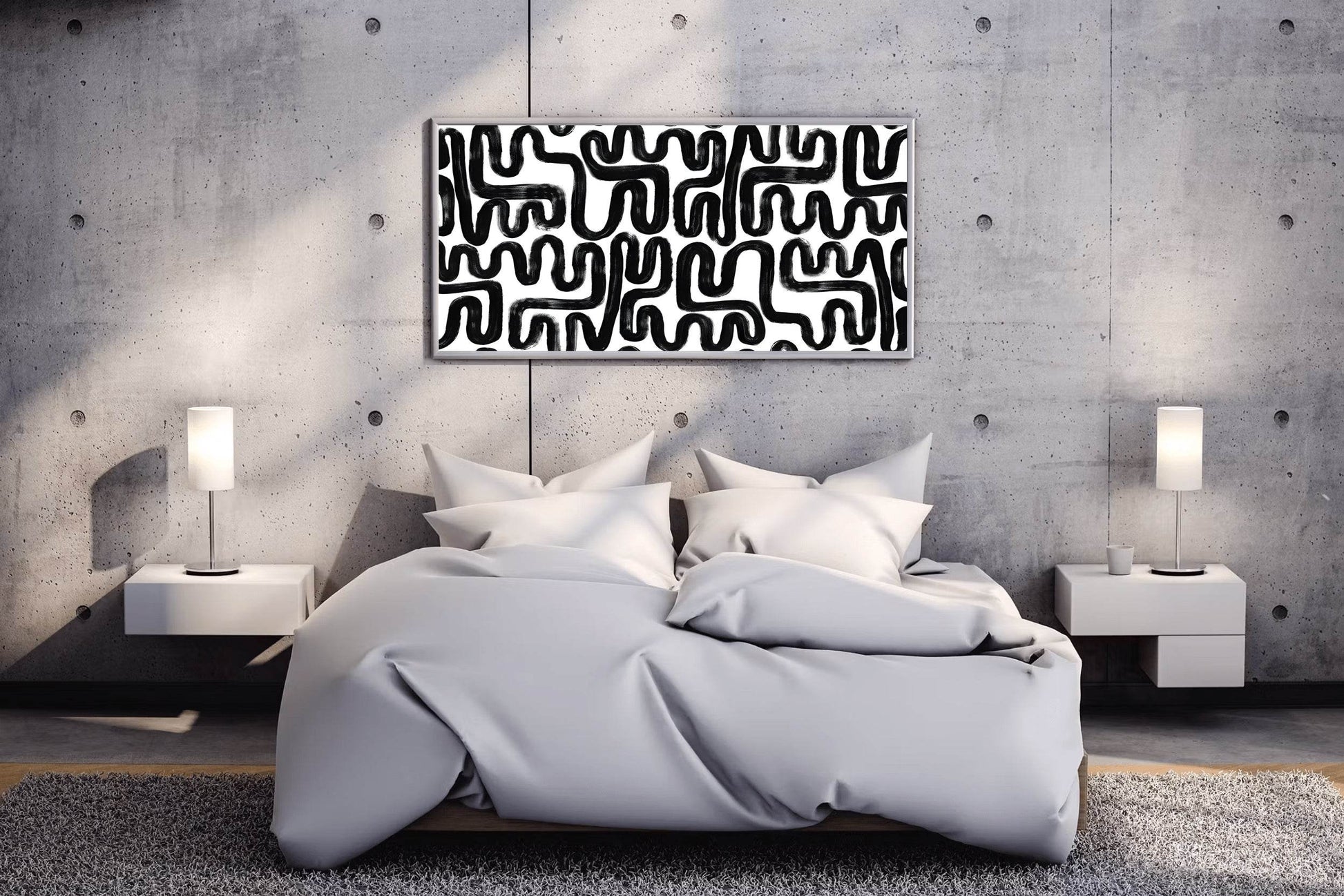 Doodle Design Modern Wall Art - beink online art store