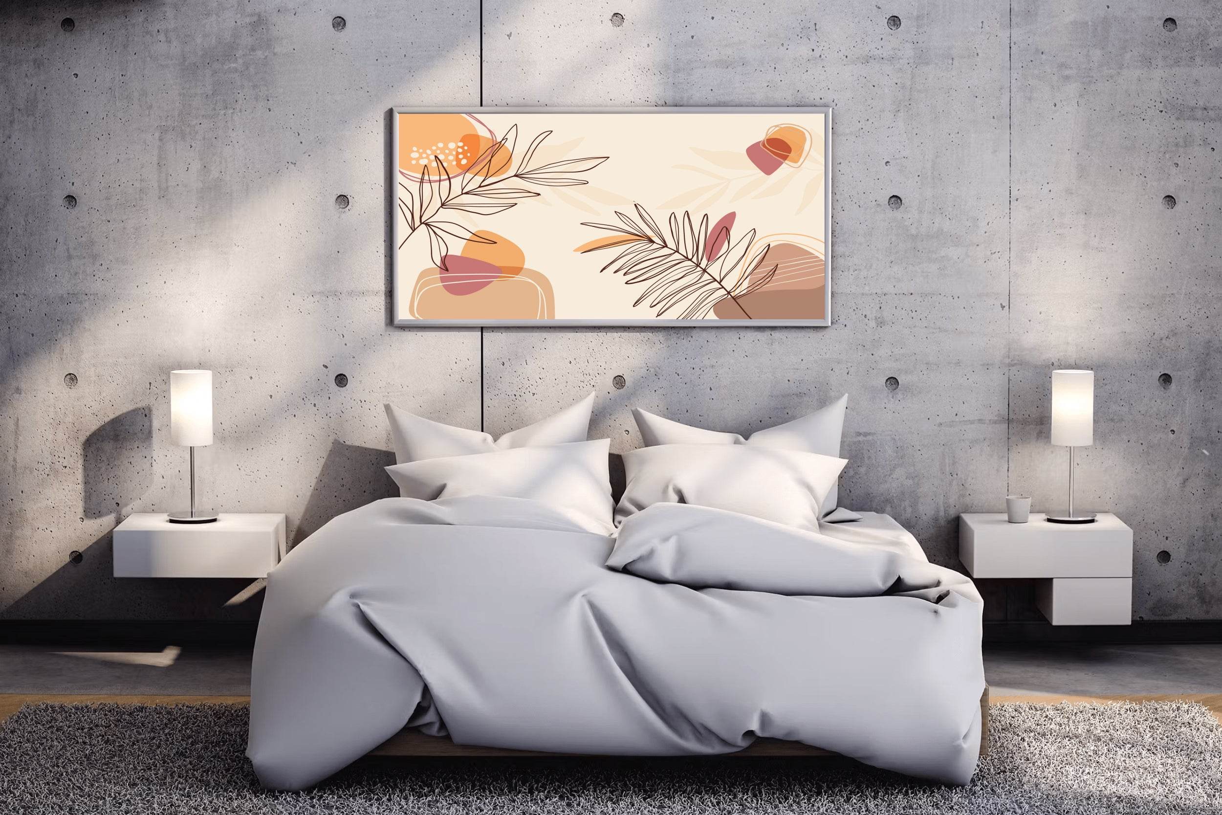 Large Needle Leaves Wall Art - beink online art store