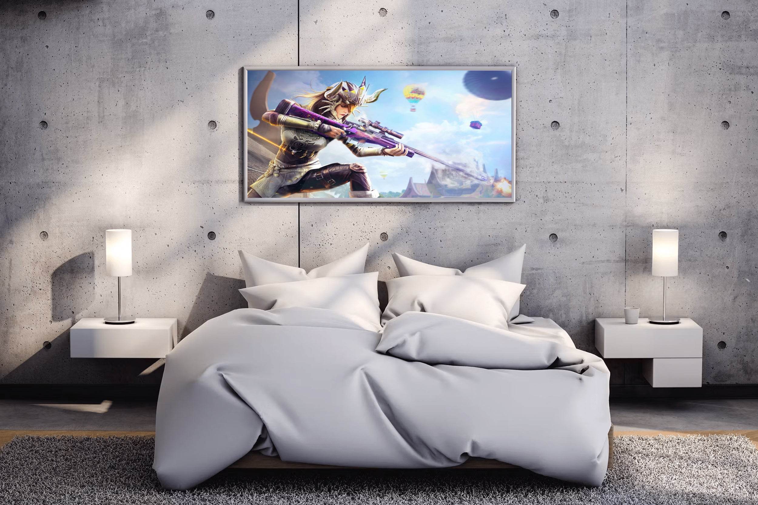 PUBG Dawn Hunter Gaming Wall Art - beink online art store