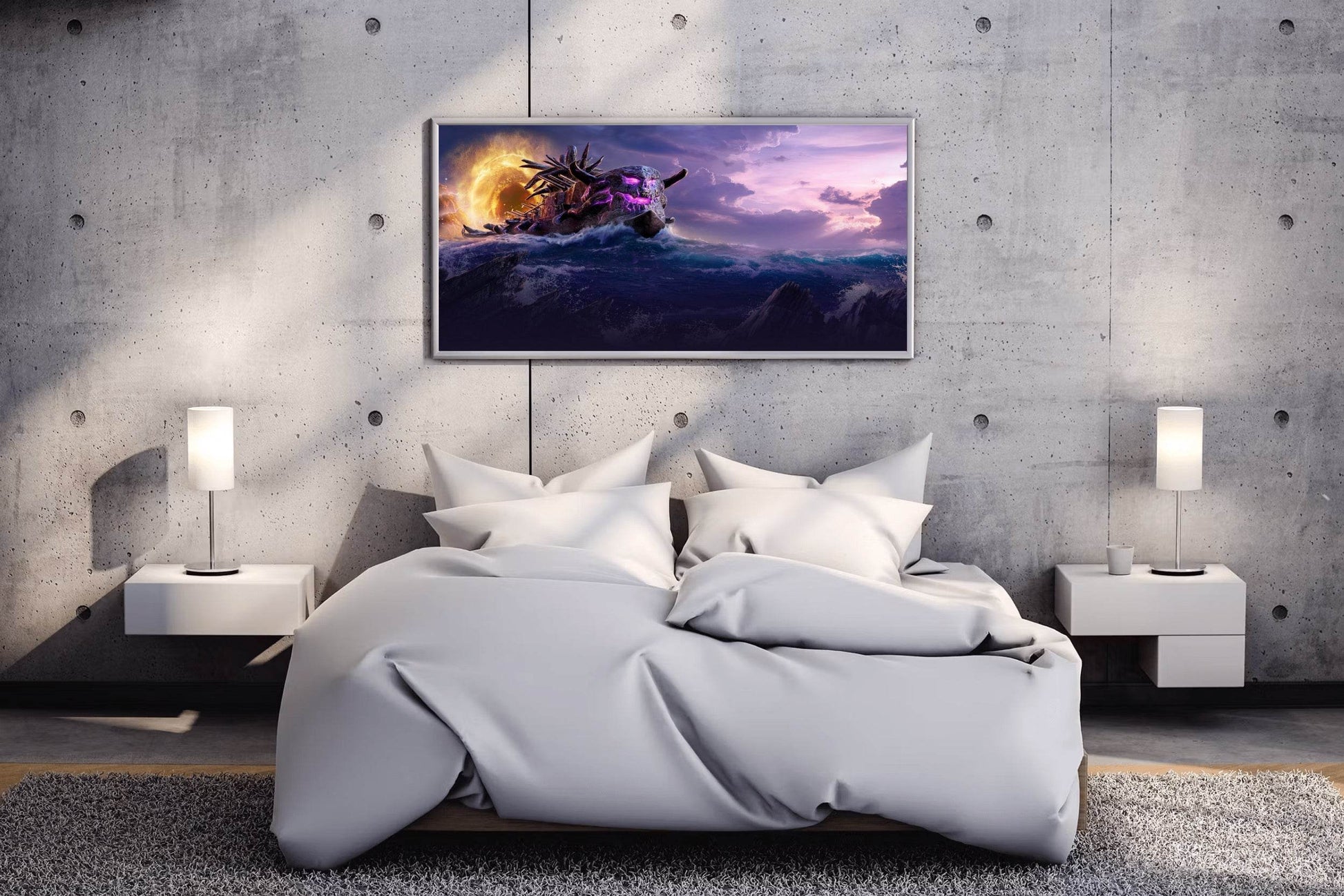 3D ship Legends Gaming Wall Art - beink online art store