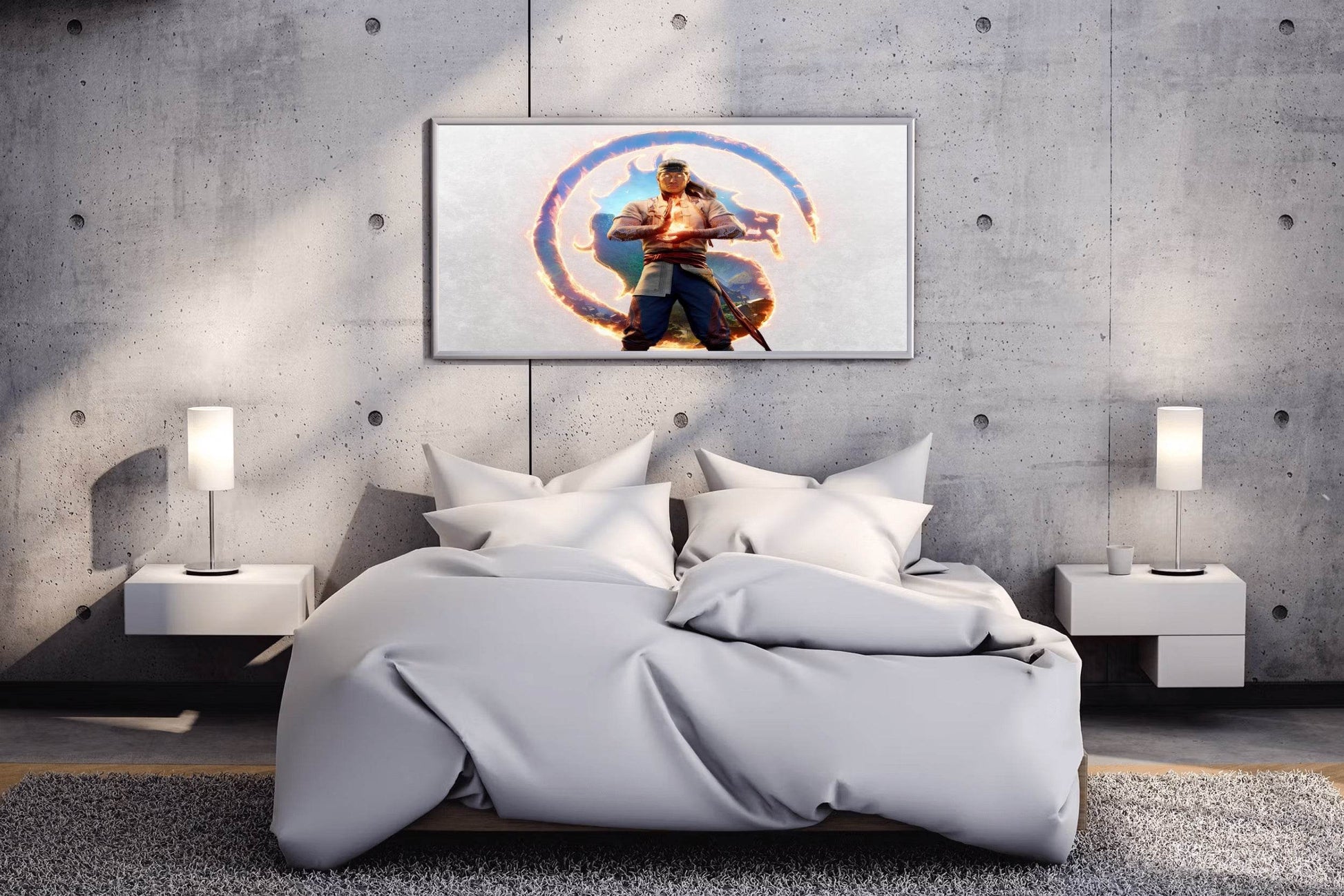 Liu Kang Mortal Kombat Gaming Wall Art - beink online art store