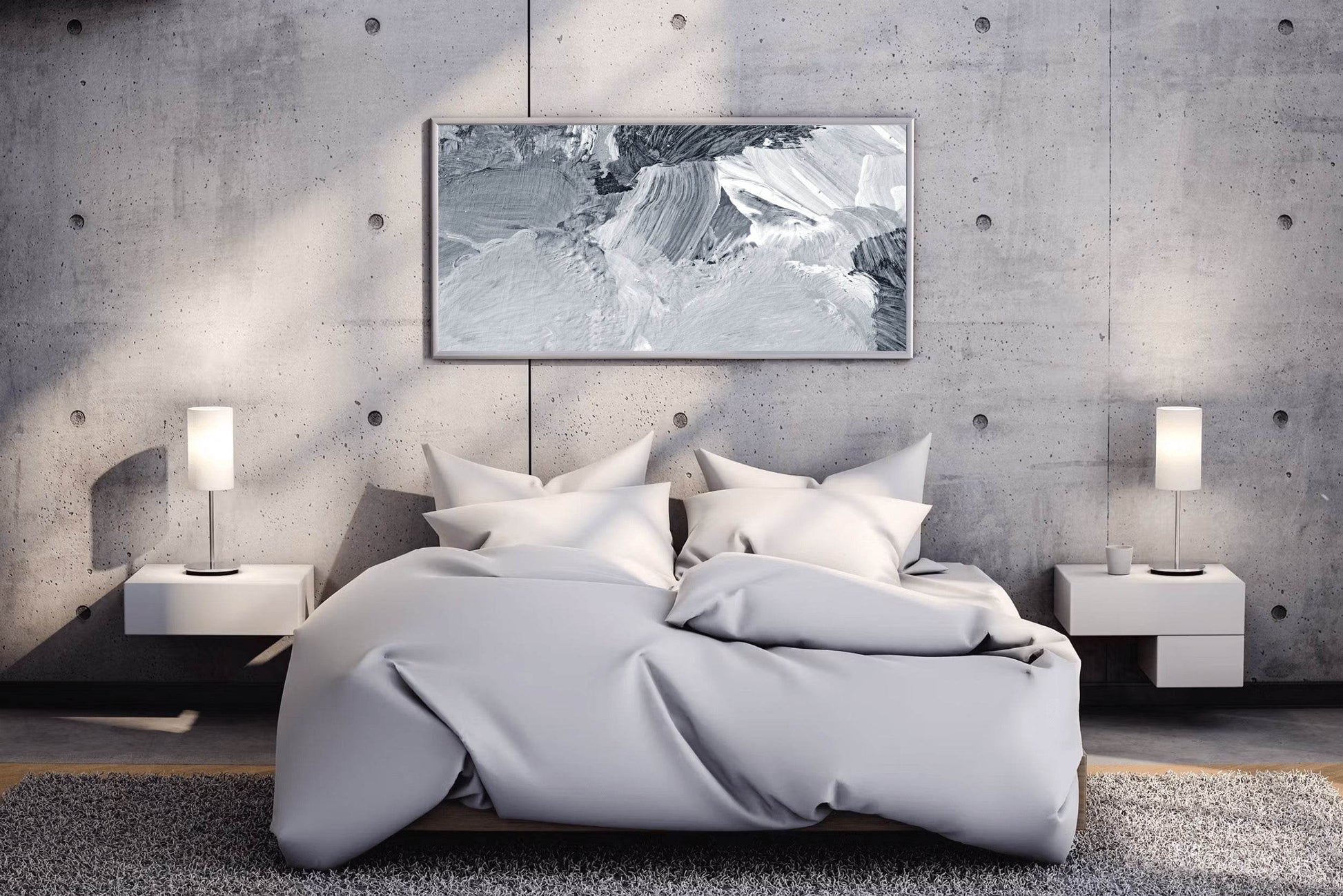 Creative Brush Strokes Abstract Wall Art - beink online art store