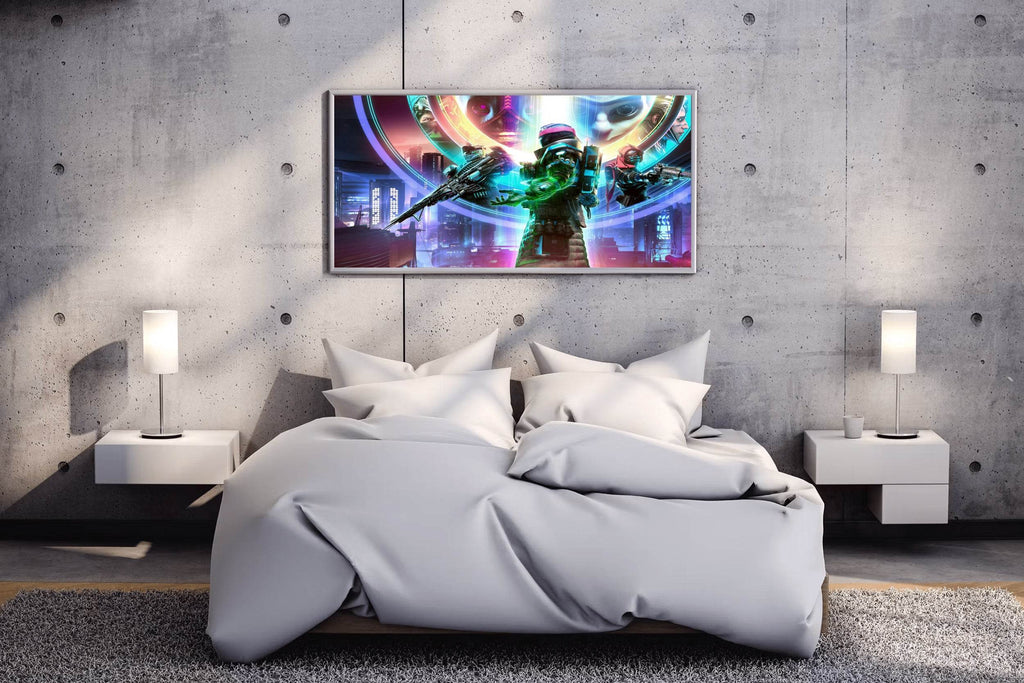 DESTINY 2 Light Fall Gaming Wall Art - beink online art store