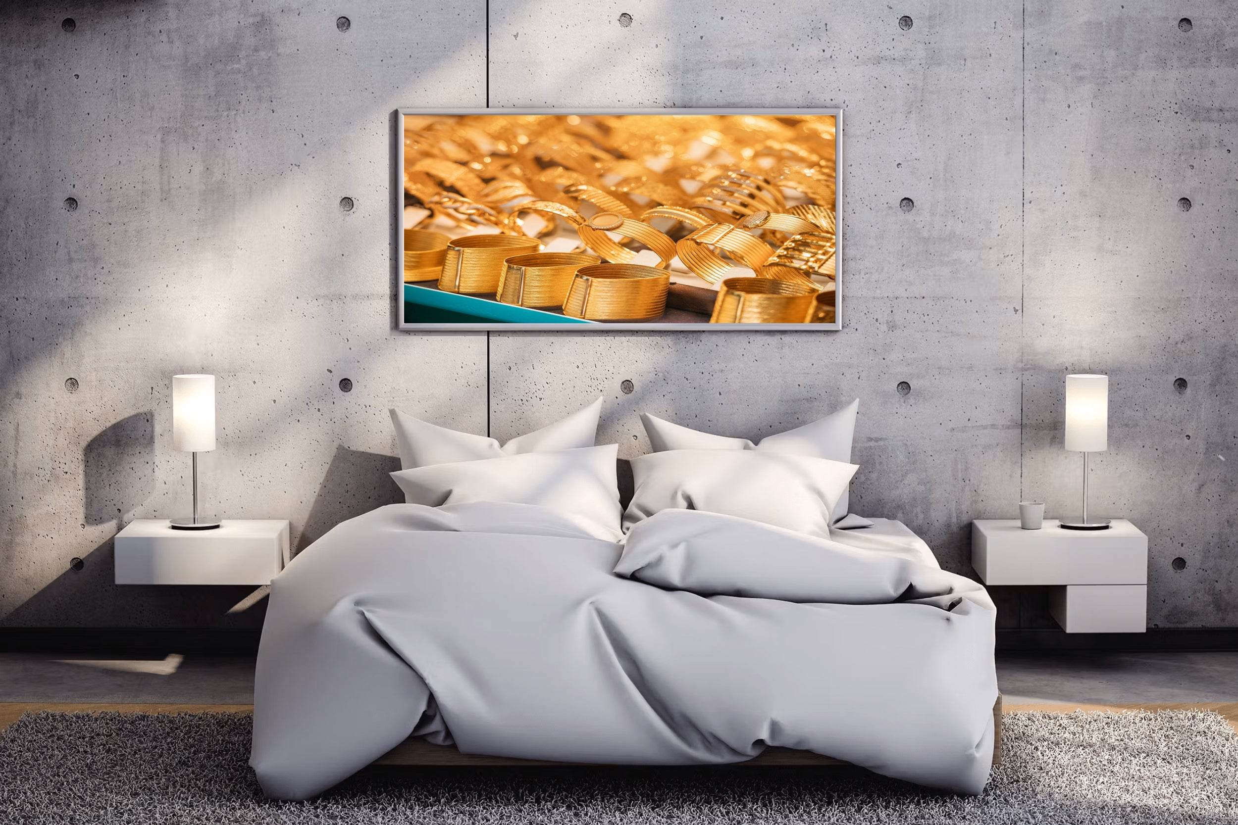 Rings of Gold Wall Art - beink online art store
