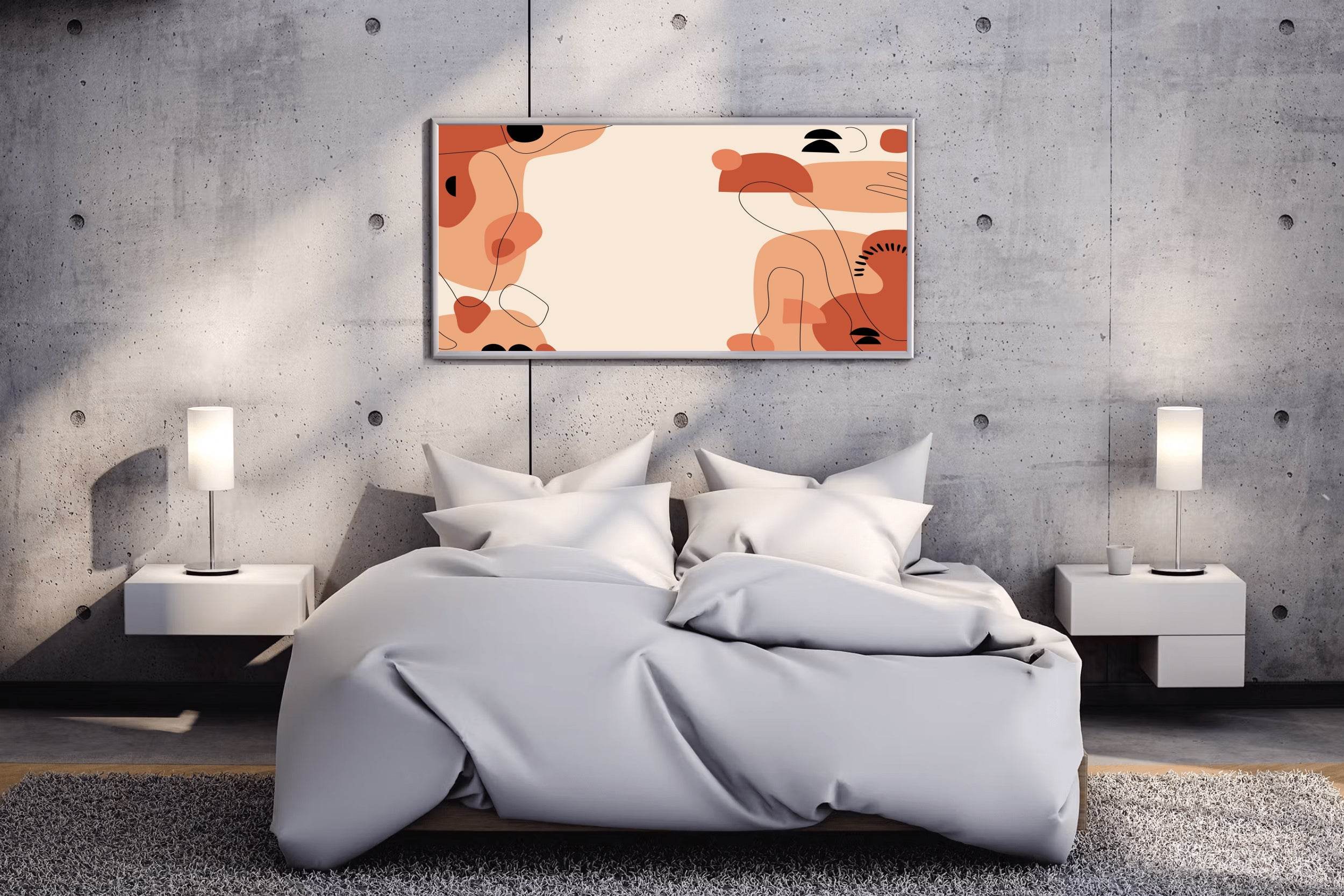 Linear Combination Frame Wall Art - beink online art store