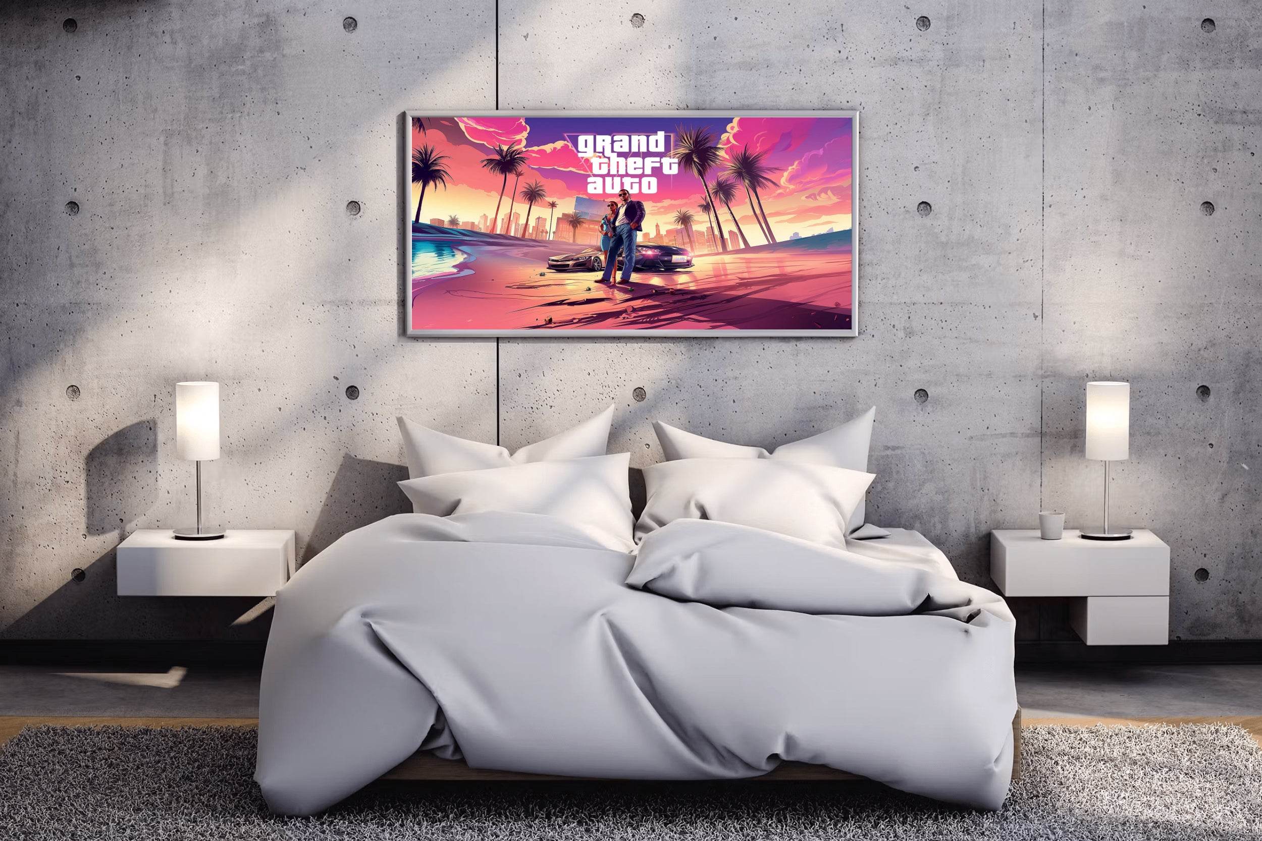 GTA 6 Gaming Wall Art - beink online art store