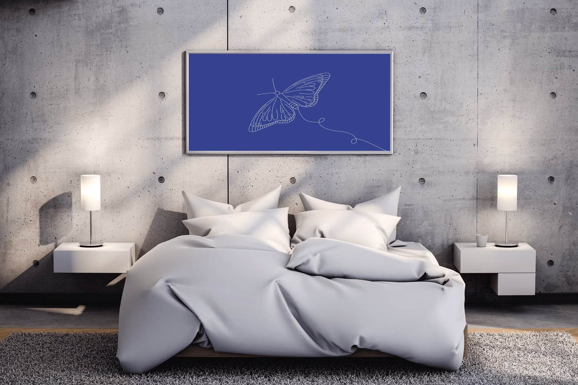 Butterfly Flight Line Art - beink online art store