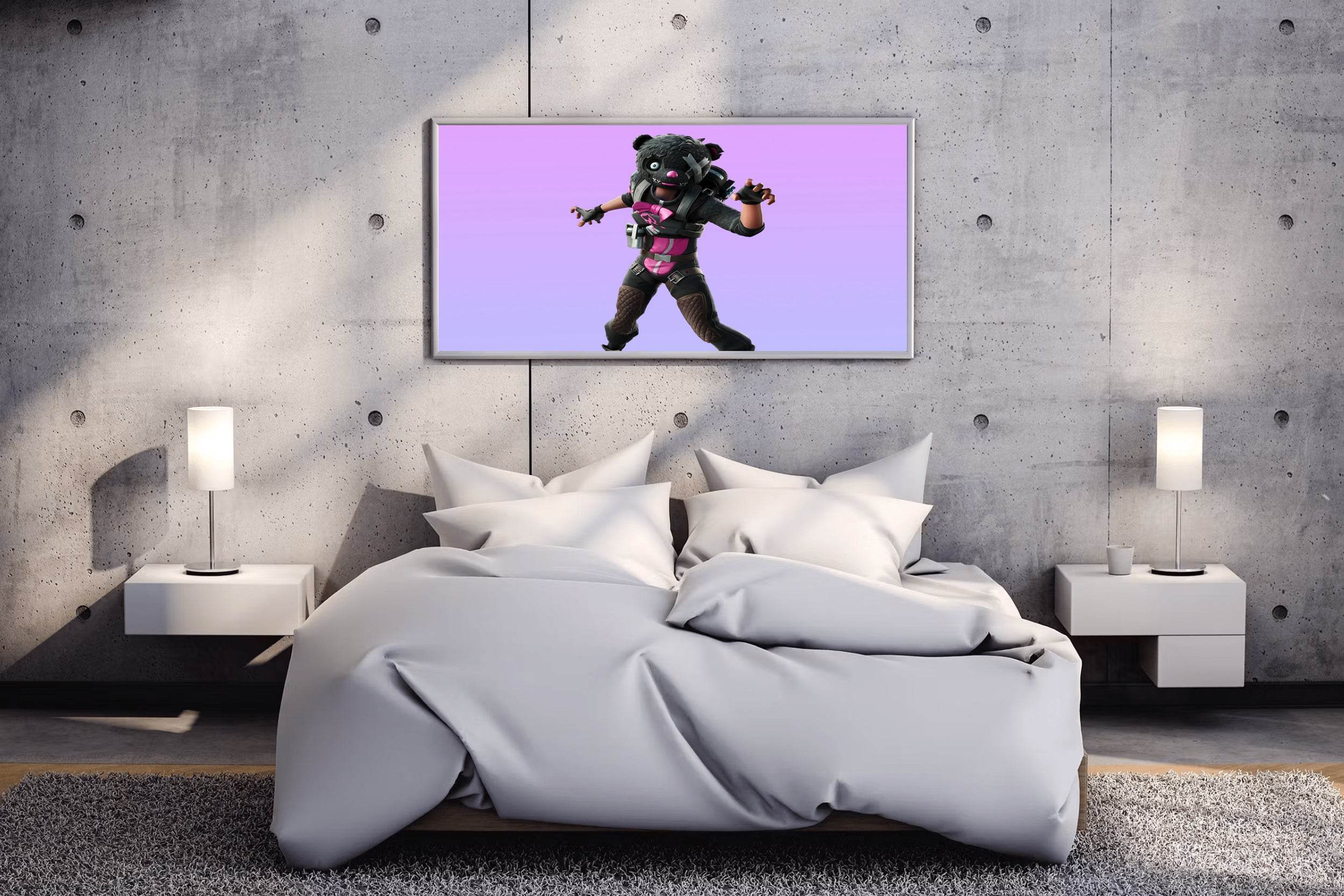 FORTNITE Snuggs Gaming Wall Art - beink online art store