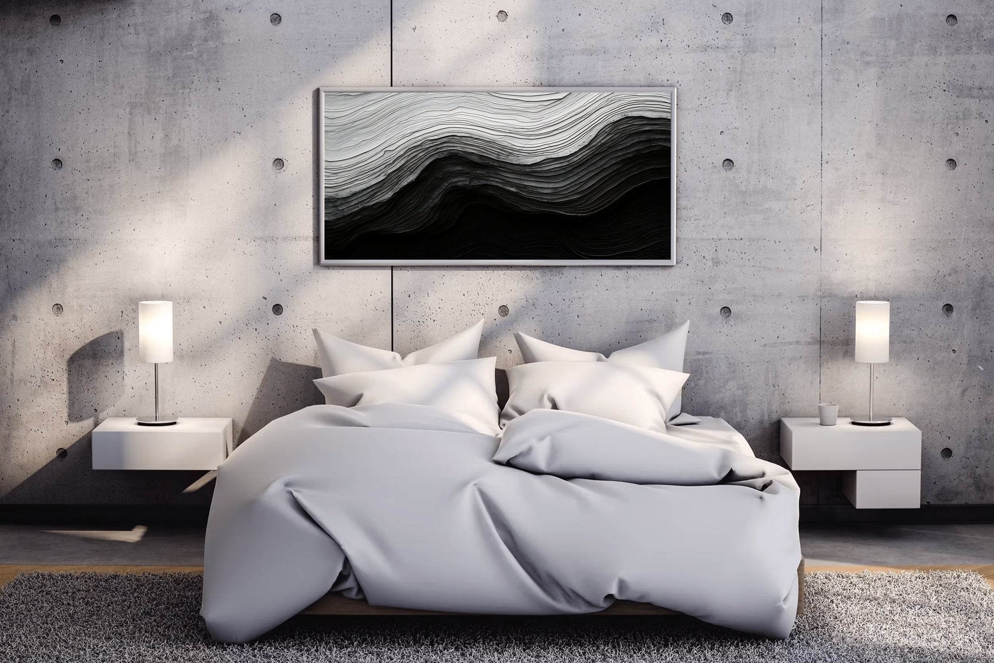 Rock Shadow Abstract Wall Art - beink online art store