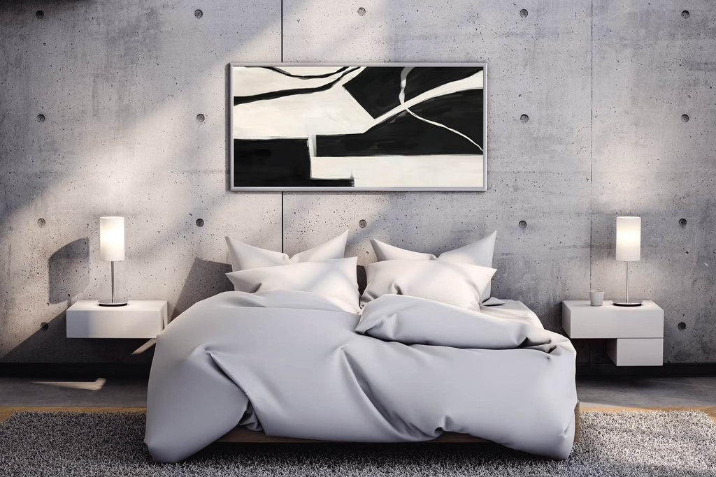 Black and White Flux Wall Art - beink online art store