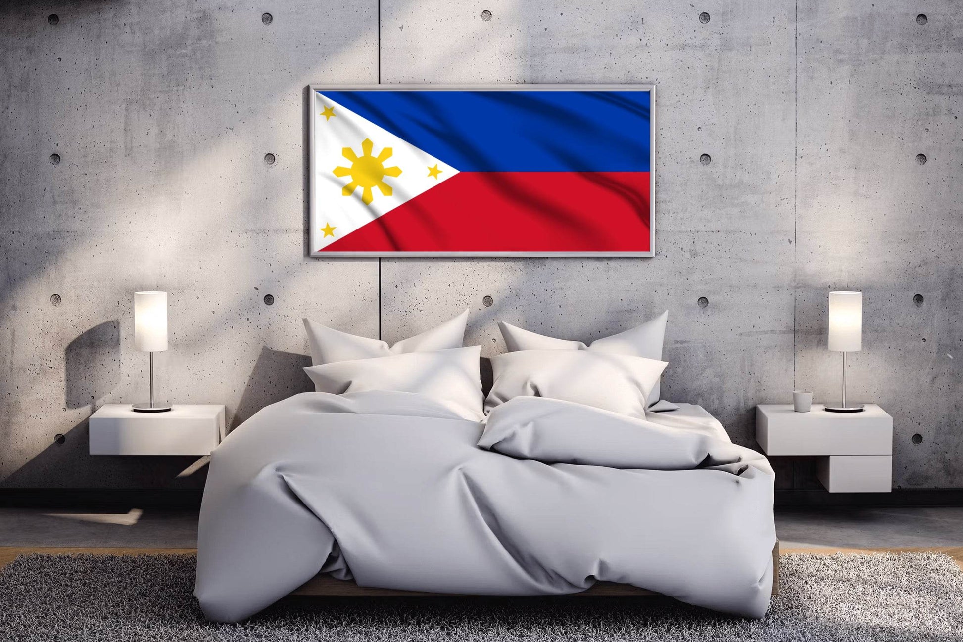 Philippines National Flag Wall Art - beink online art store