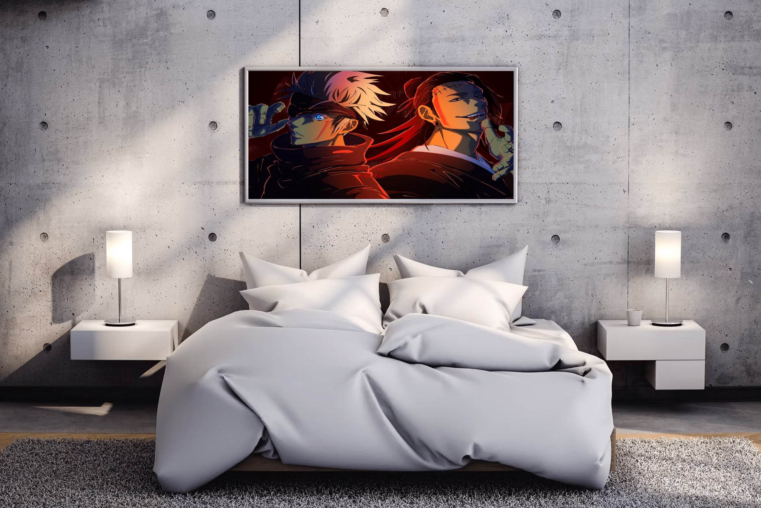Satoru Gojo & Suguru Geto Friendship Anime Wall Art - beink online art store