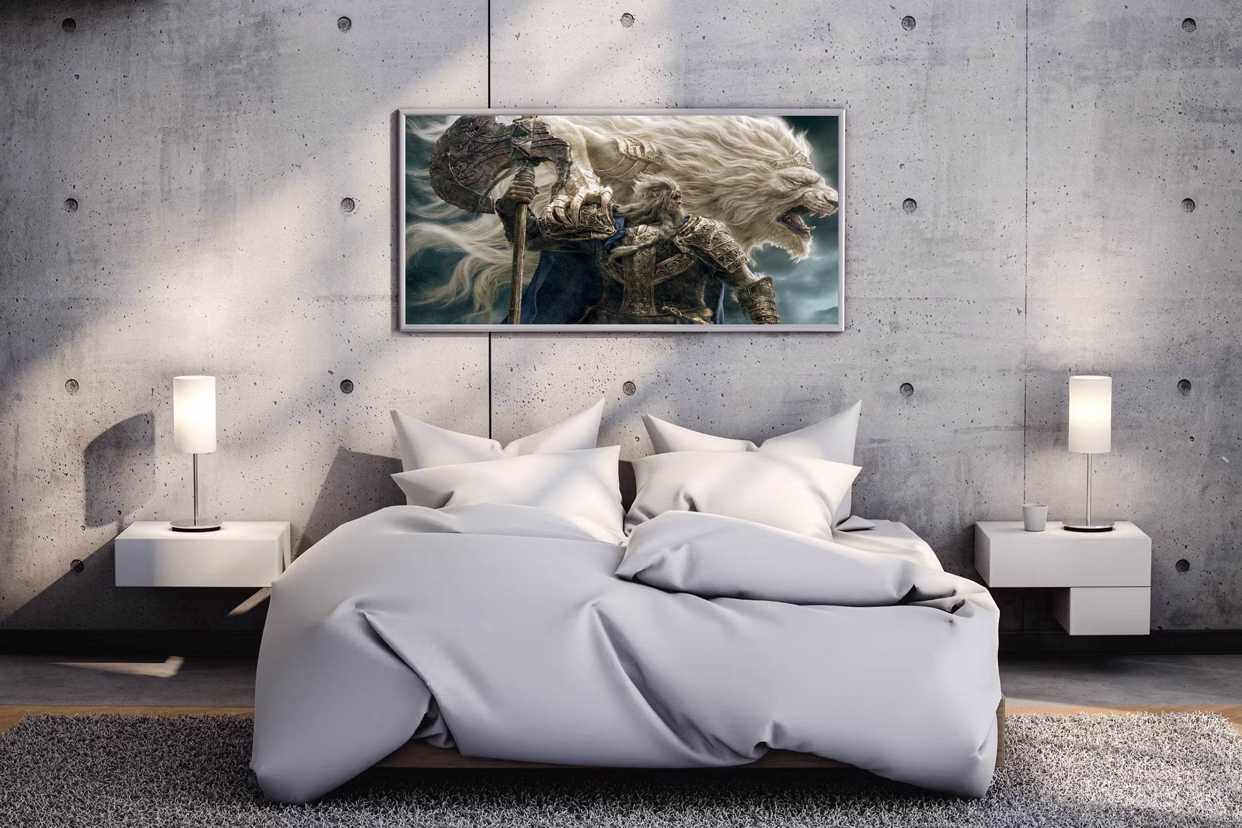 Godfrey First Elden Lord Gaming Wall Art - beink online art store