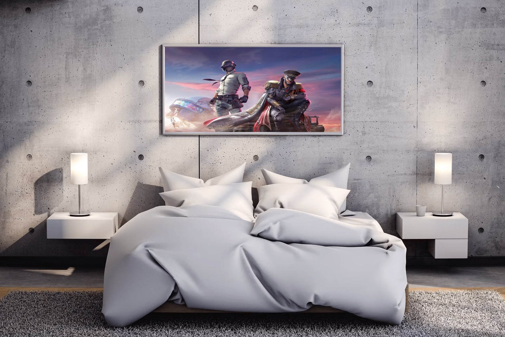 PUBG Character Gaming Wall Art - beink online art store