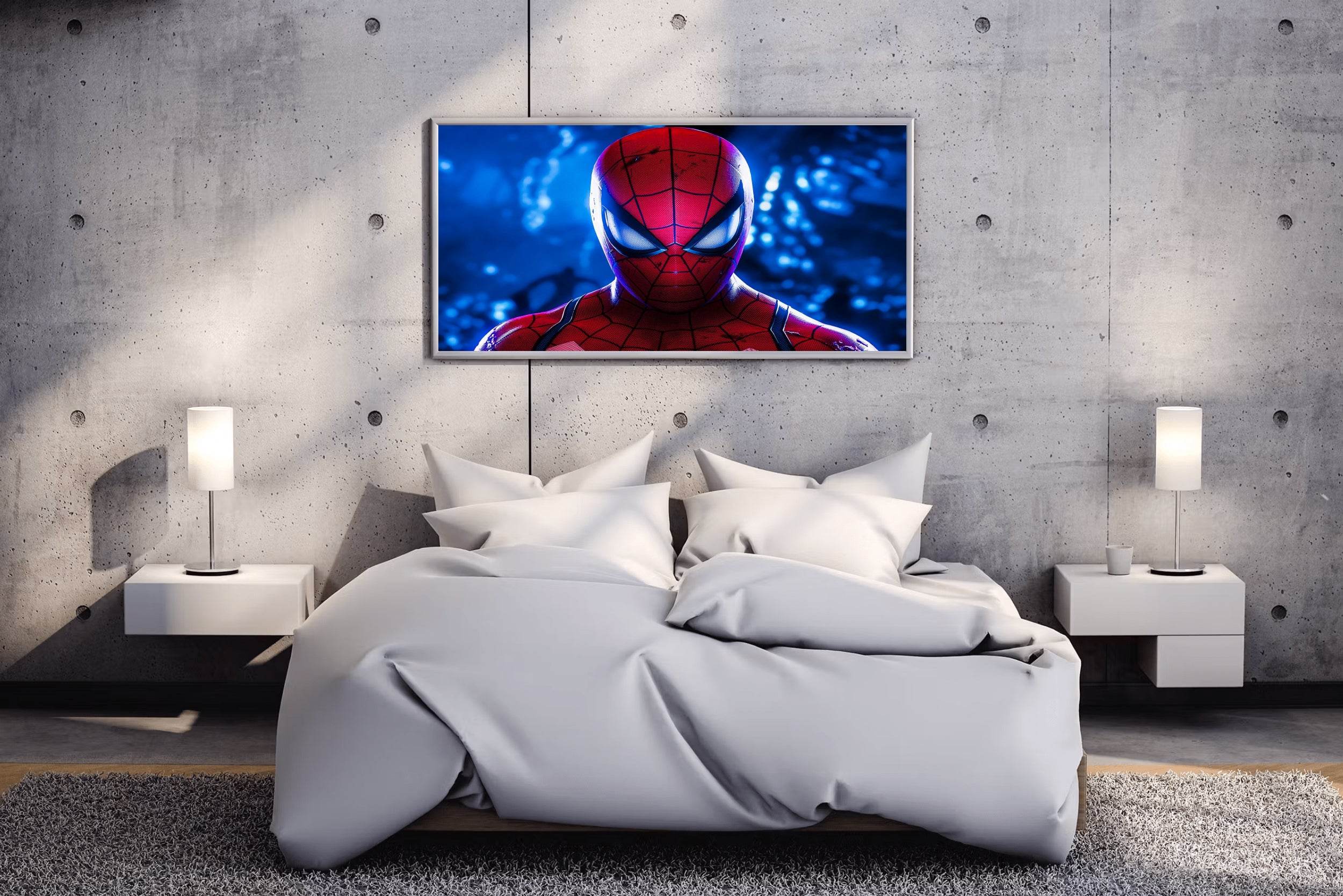 SPIDER MAN Mask Gaming Wall Art - beink online art store