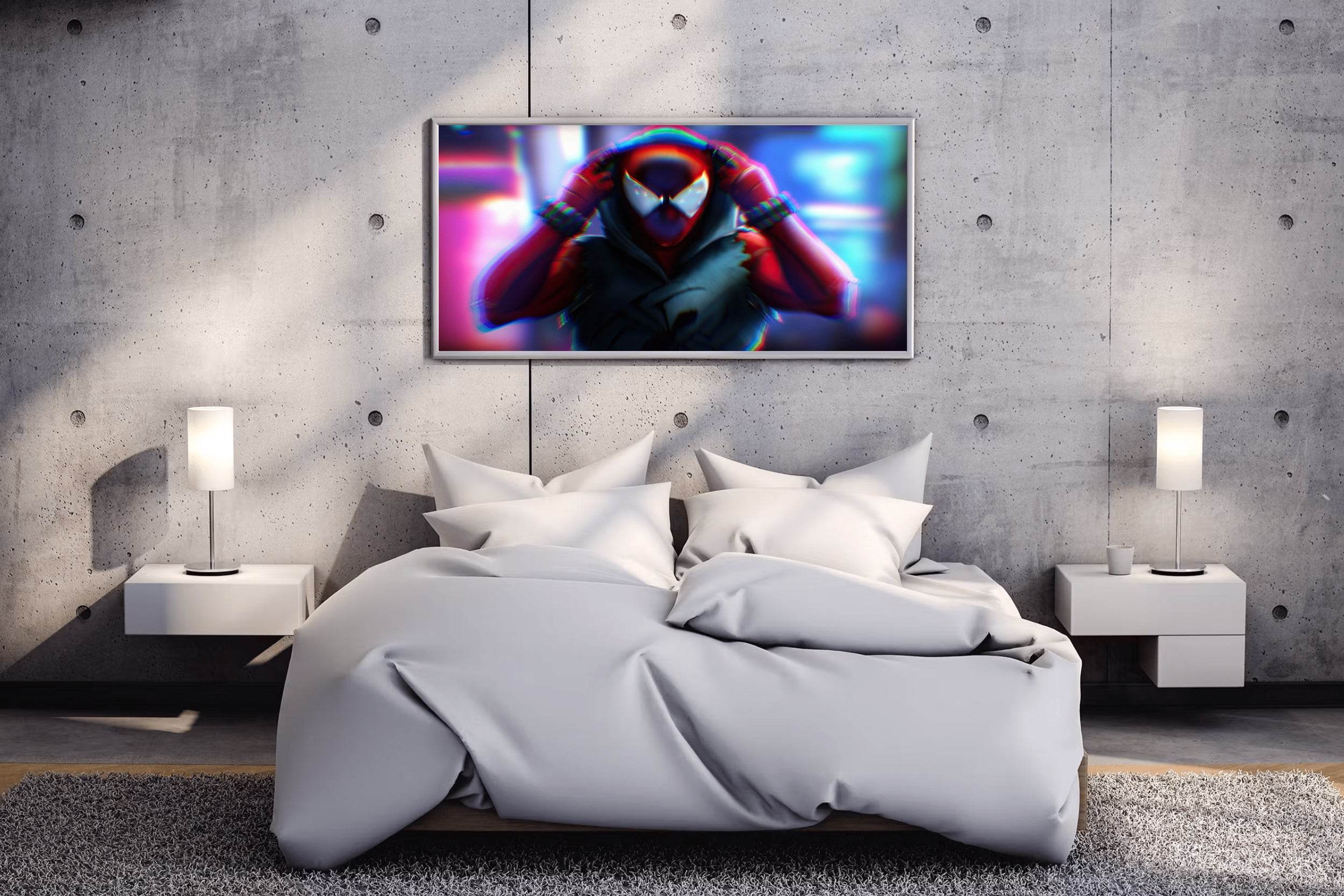 Spider Man Miles Morales Gaming Wall Art - beink online art store