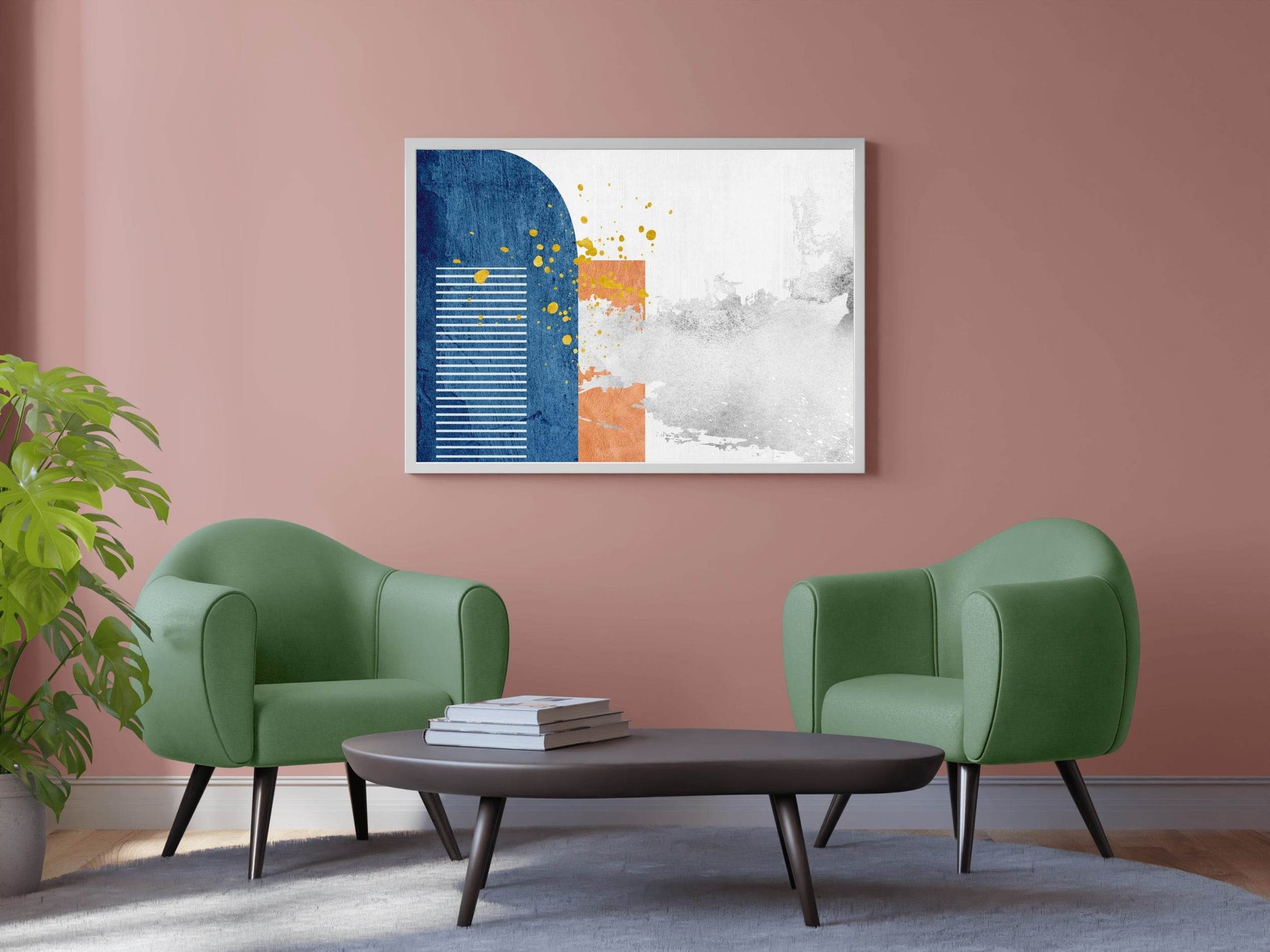 Geometric Shape Abstract Wall Art - beink online art store