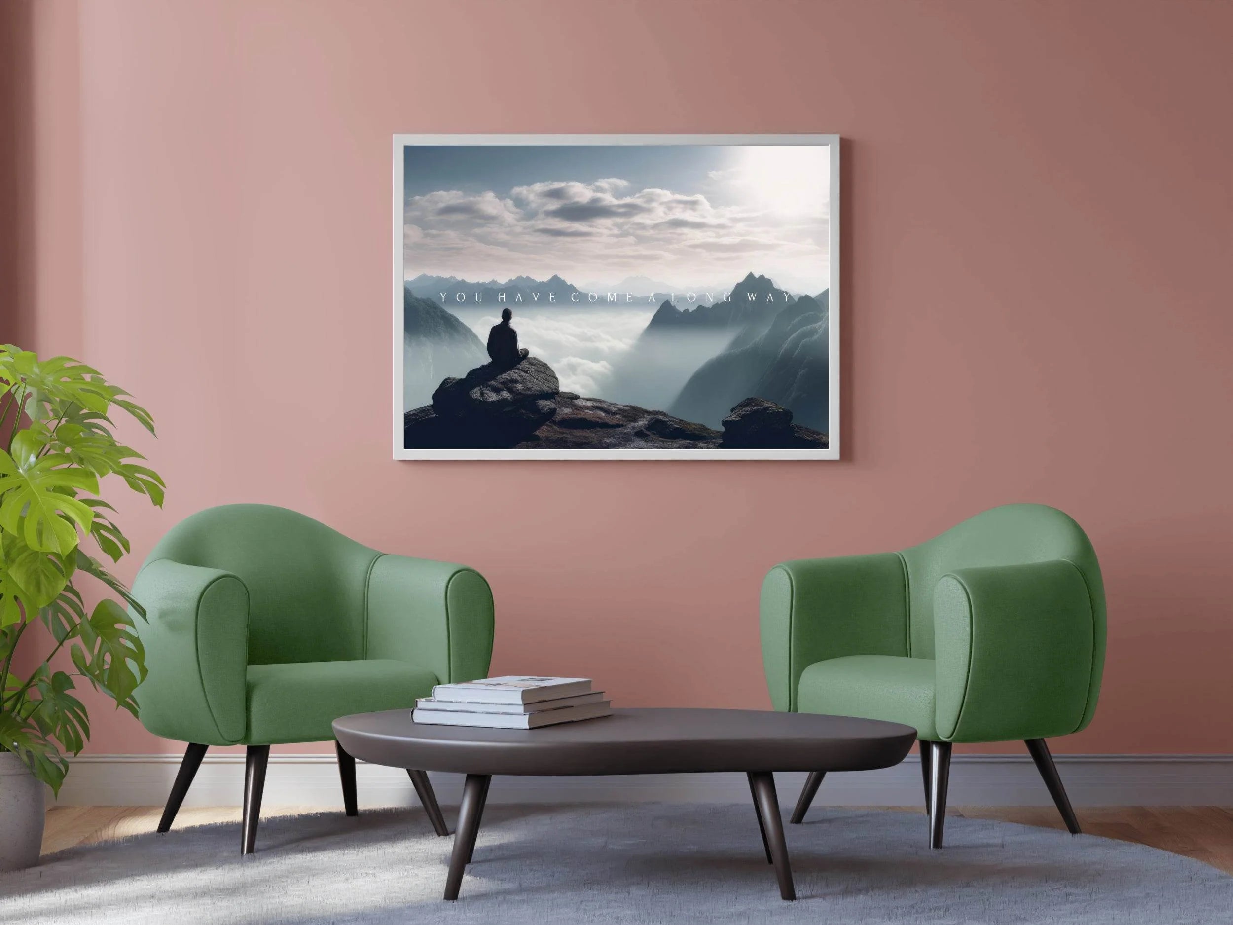 Mountaintop Moment Motivational Wall Art - beink online art store