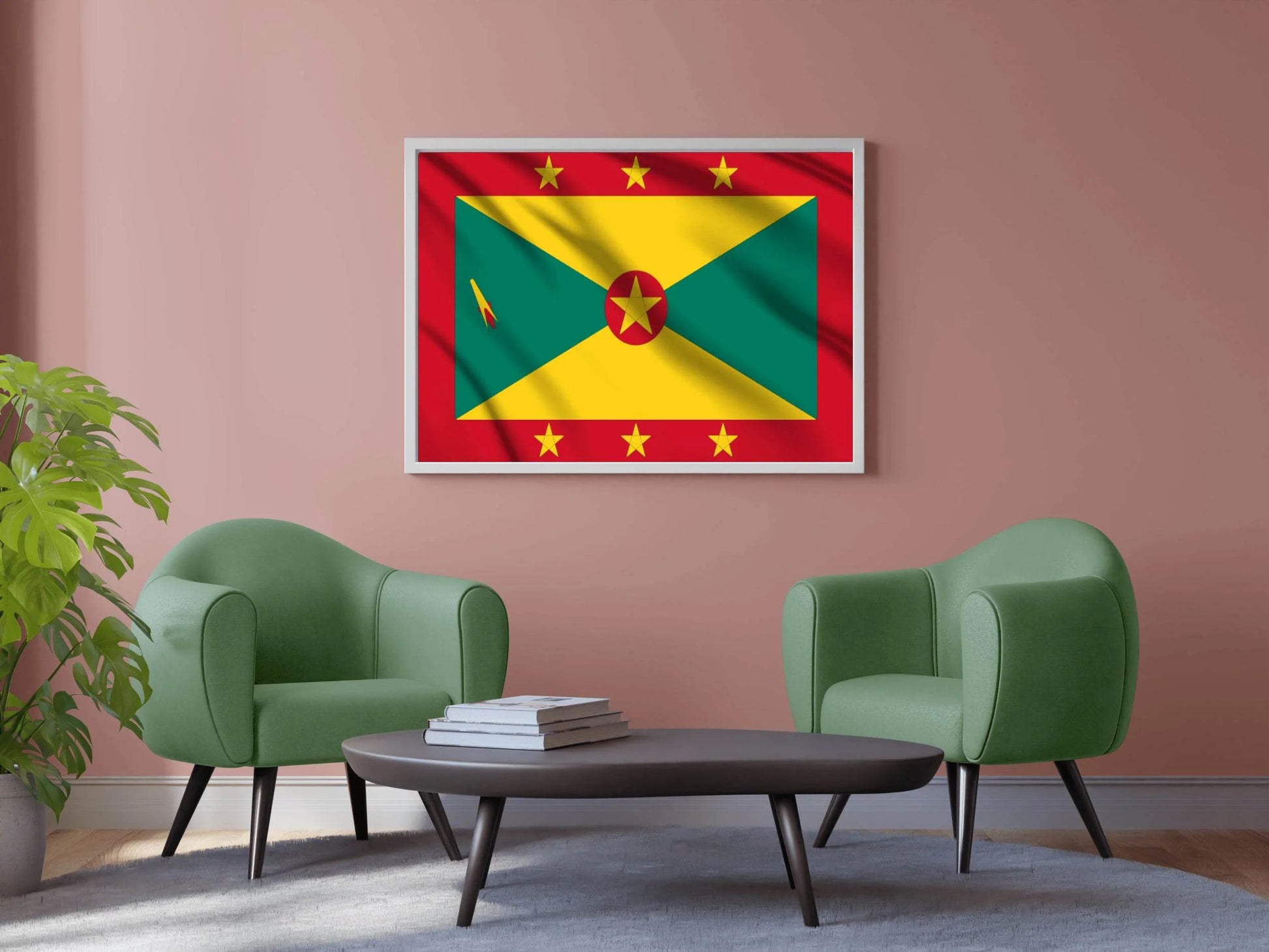 Grenada National Flag Wall Art - beink online art store