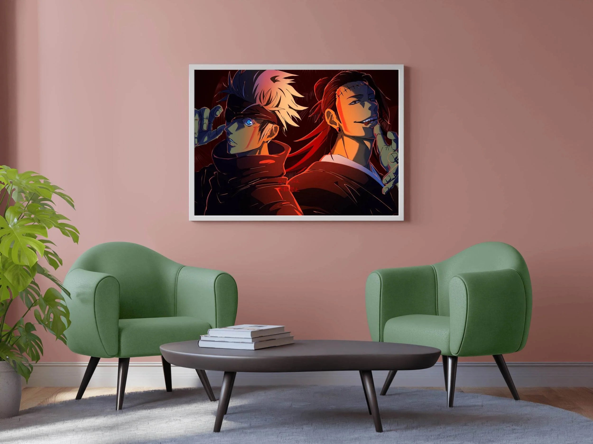Satoru Gojo & Suguru Geto Friendship Anime Wall Art - beink online art store