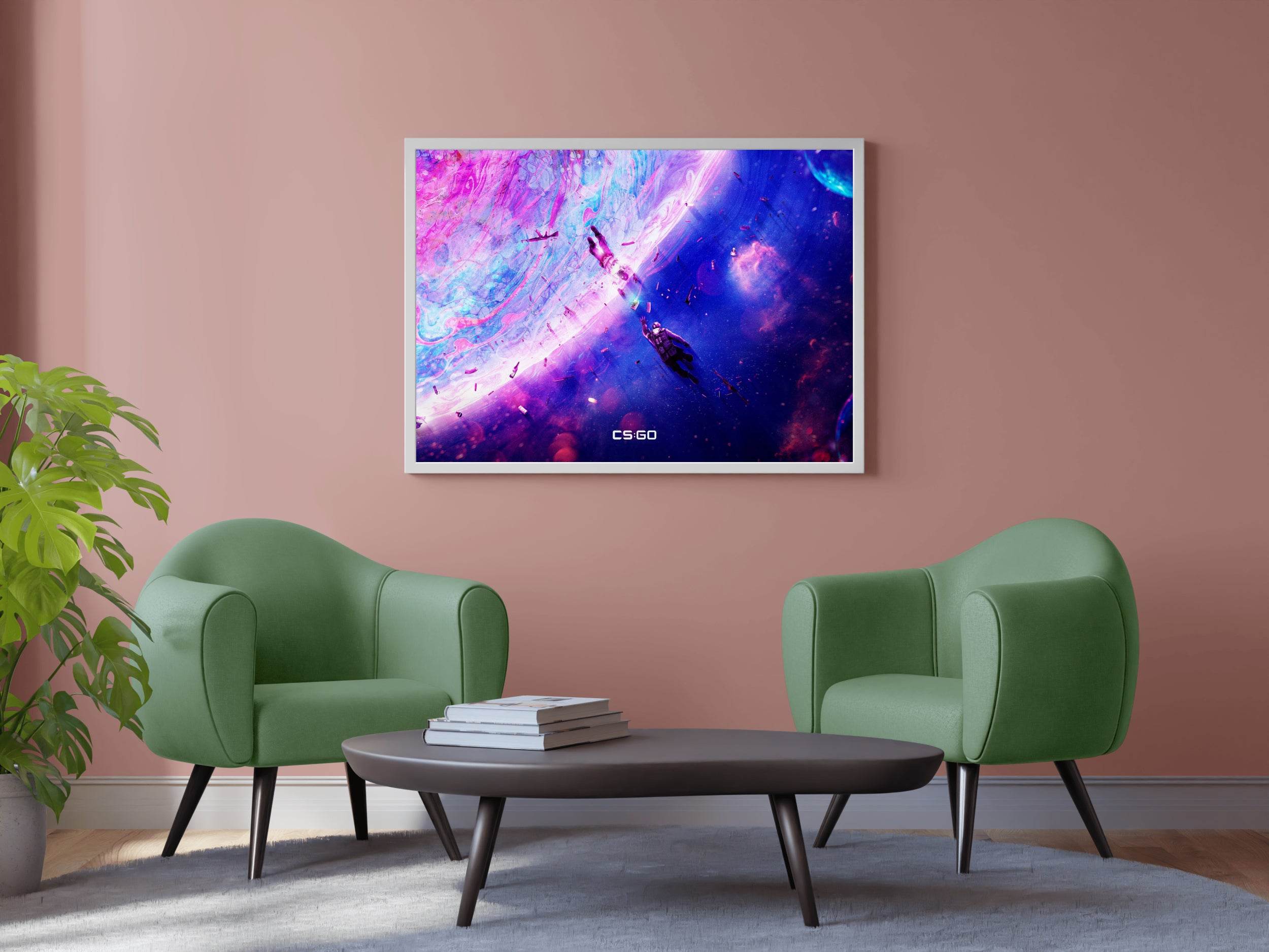 CSGO Space Gaming Wall Art - beink online art store