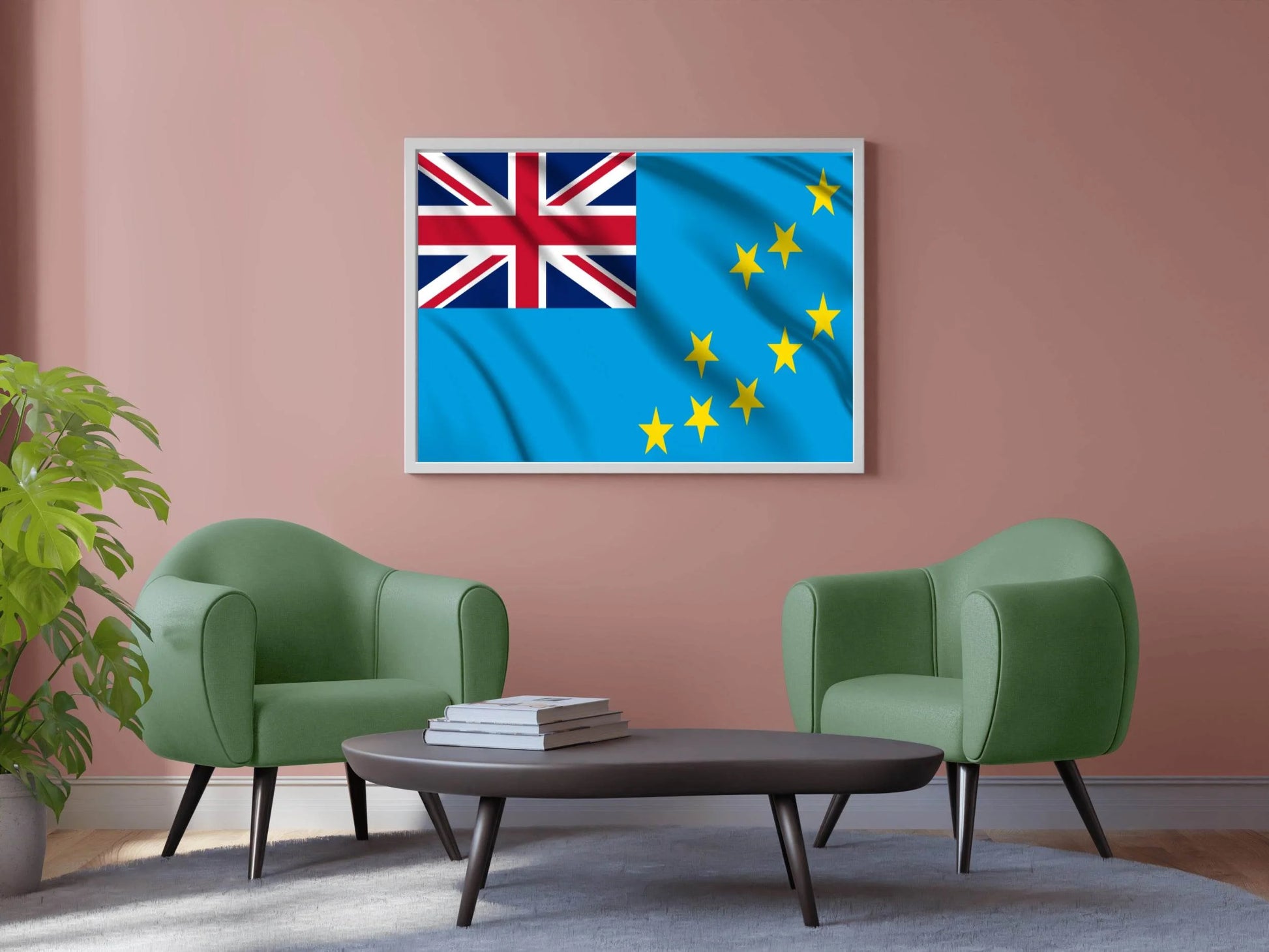 Tuvalu National Flag Wall Art - beink online art store