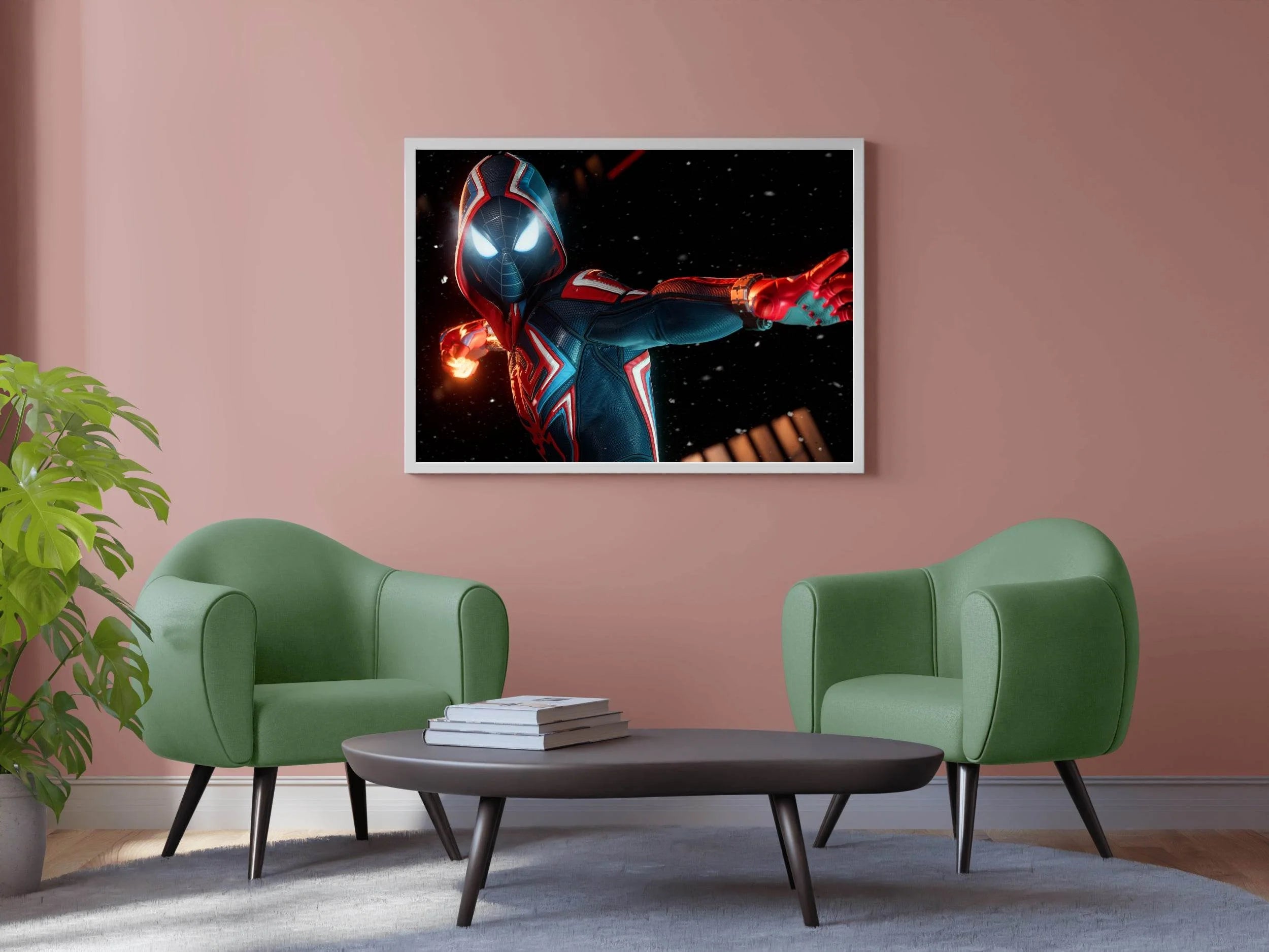 Spider Man Miles Morales Boxing Gaming Wall Art - beink online art store