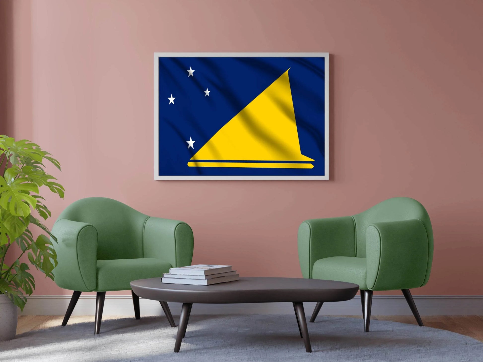 Tokelau National Flag Wall Art - beink online art store