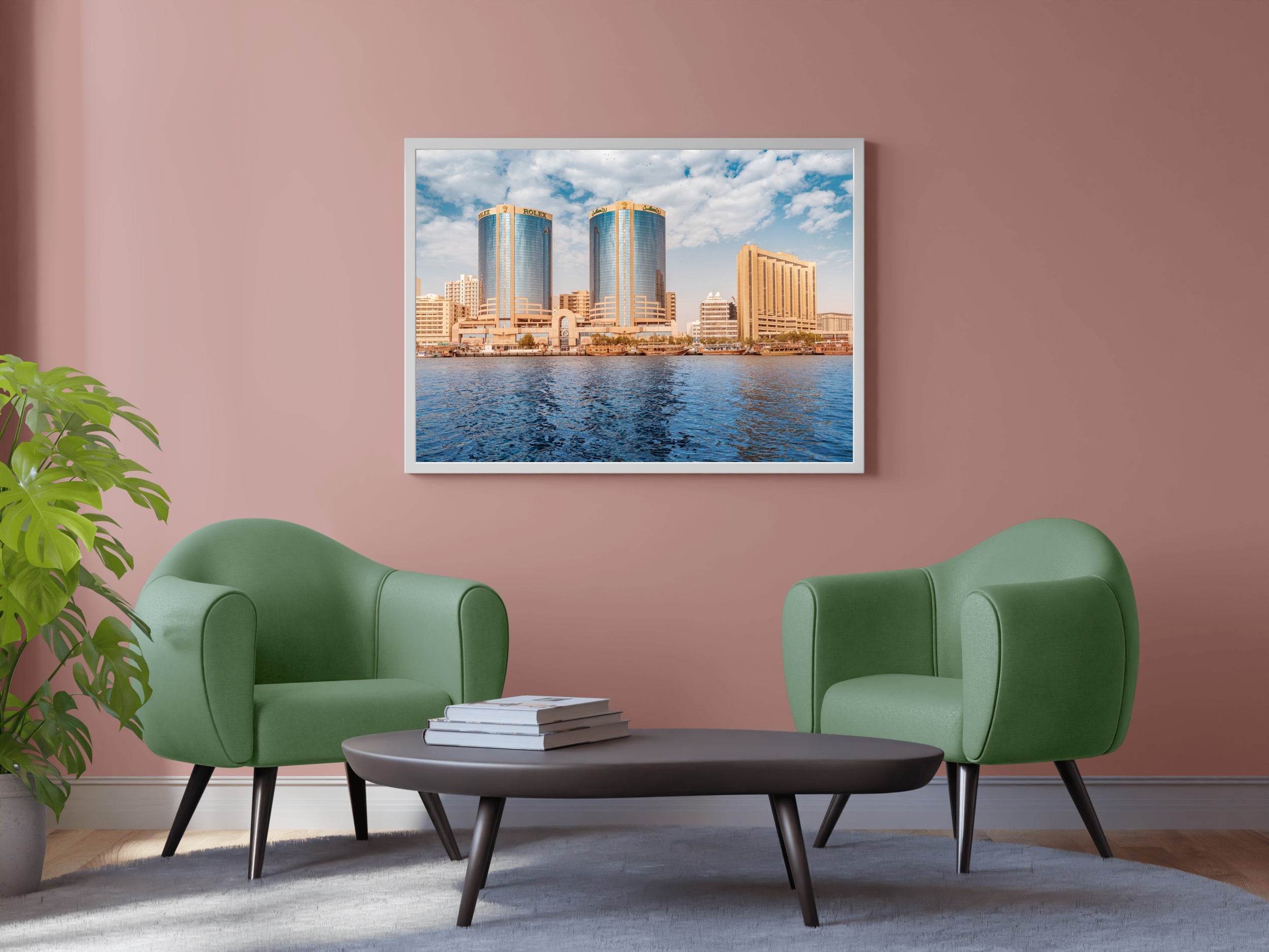 Twin Towers at Dubai Creek Wall Art - beink online art store