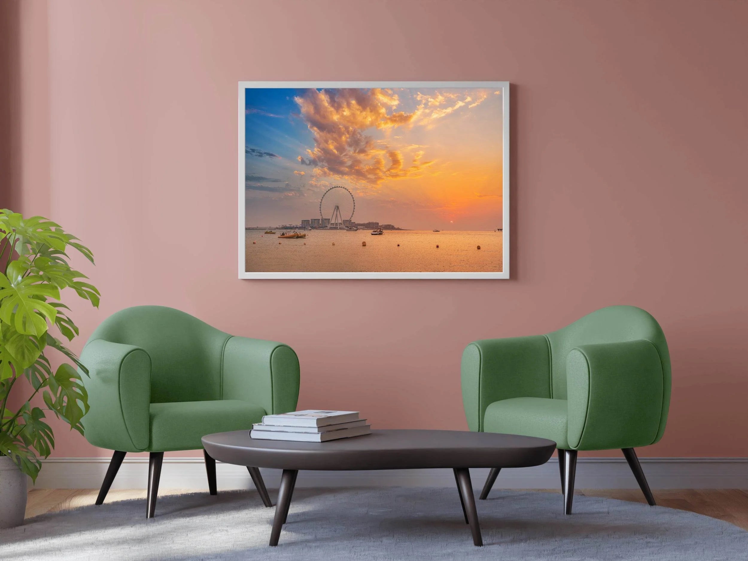 Sunset at Ain Dubai Wall Art - beink online art store