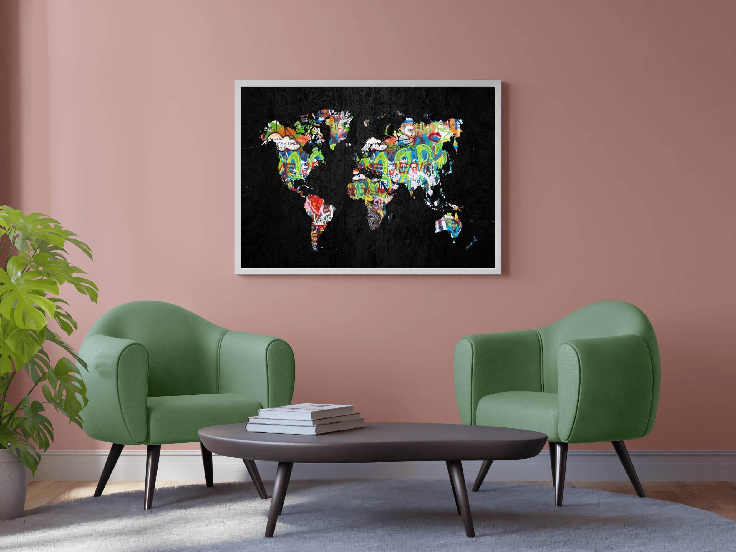 Creative Worldmap Wall Art - beink online art store