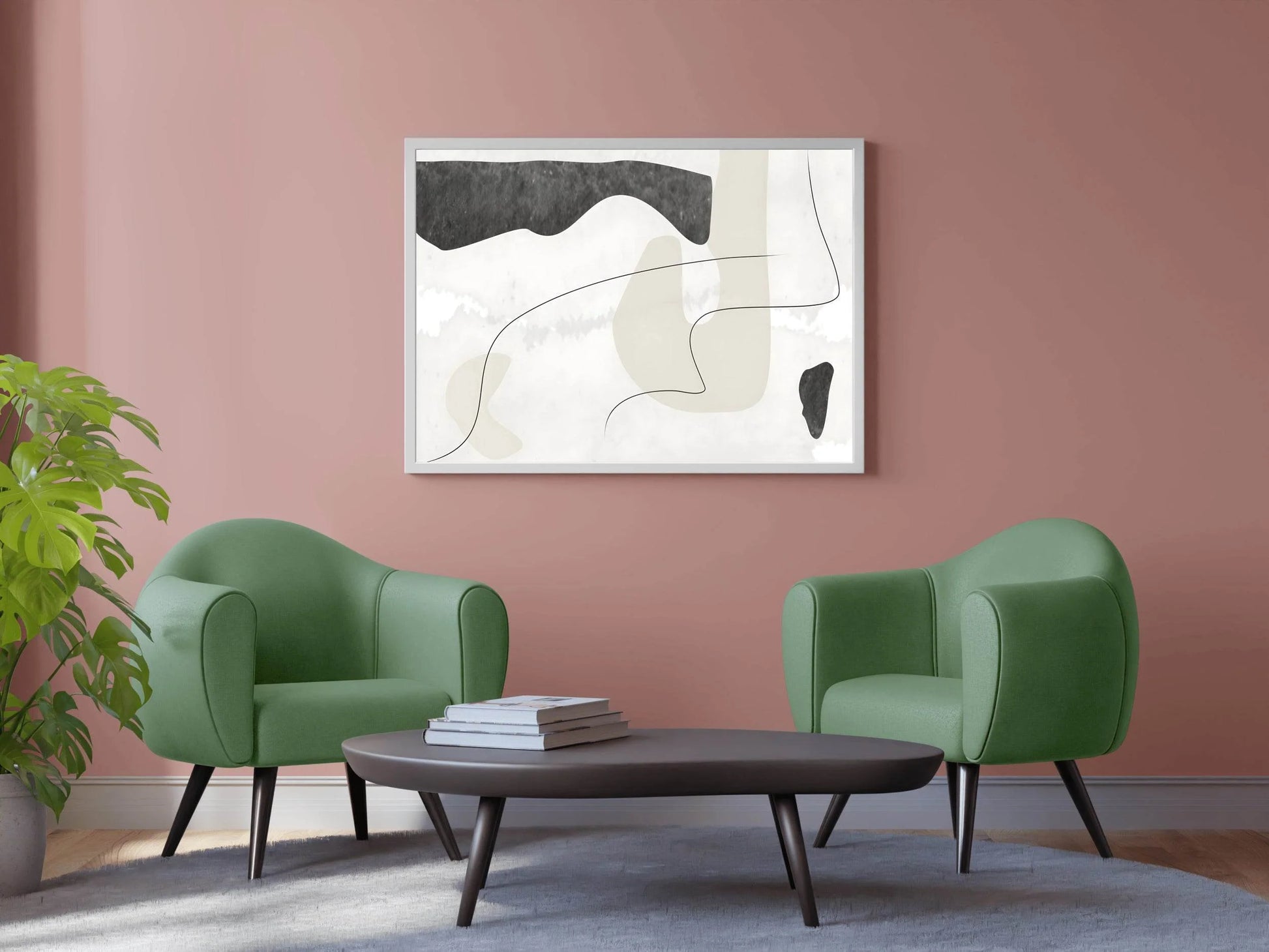 Linear Landscape Modern Wall Art - beink online art store