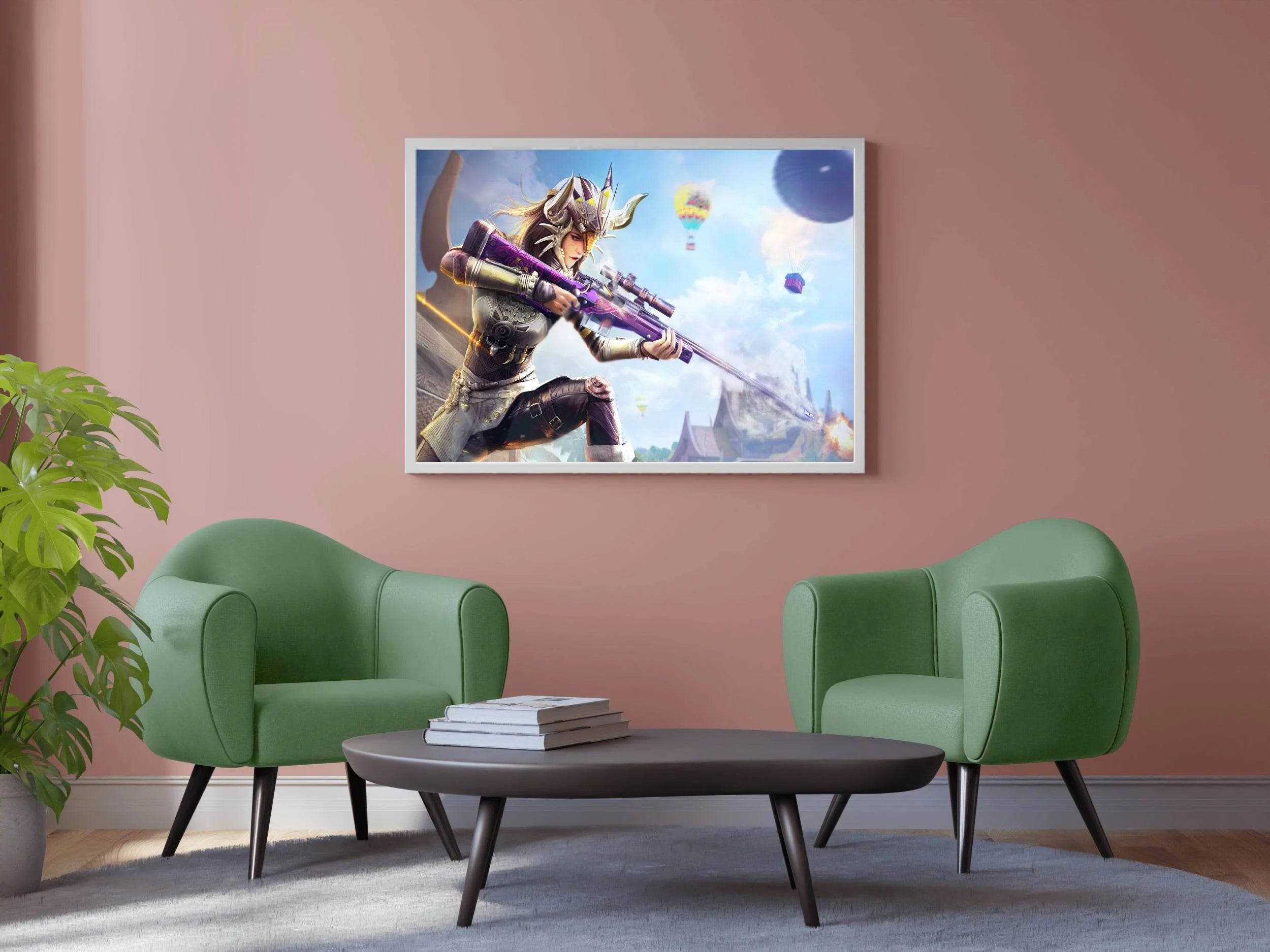 PUBG Dawn Hunter Gaming Wall Art - beink online art store