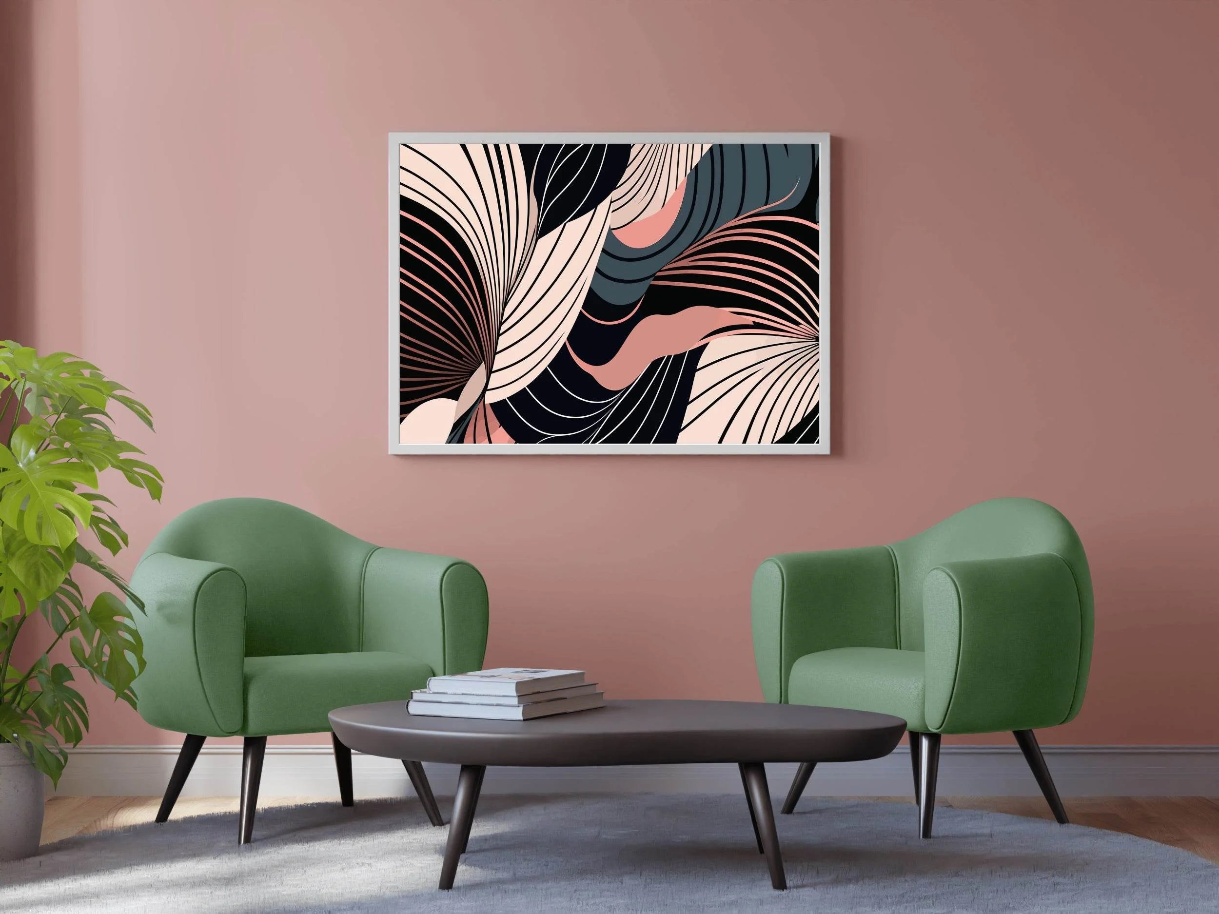 Textile Pattern Abstract Wall Art - beink online art store