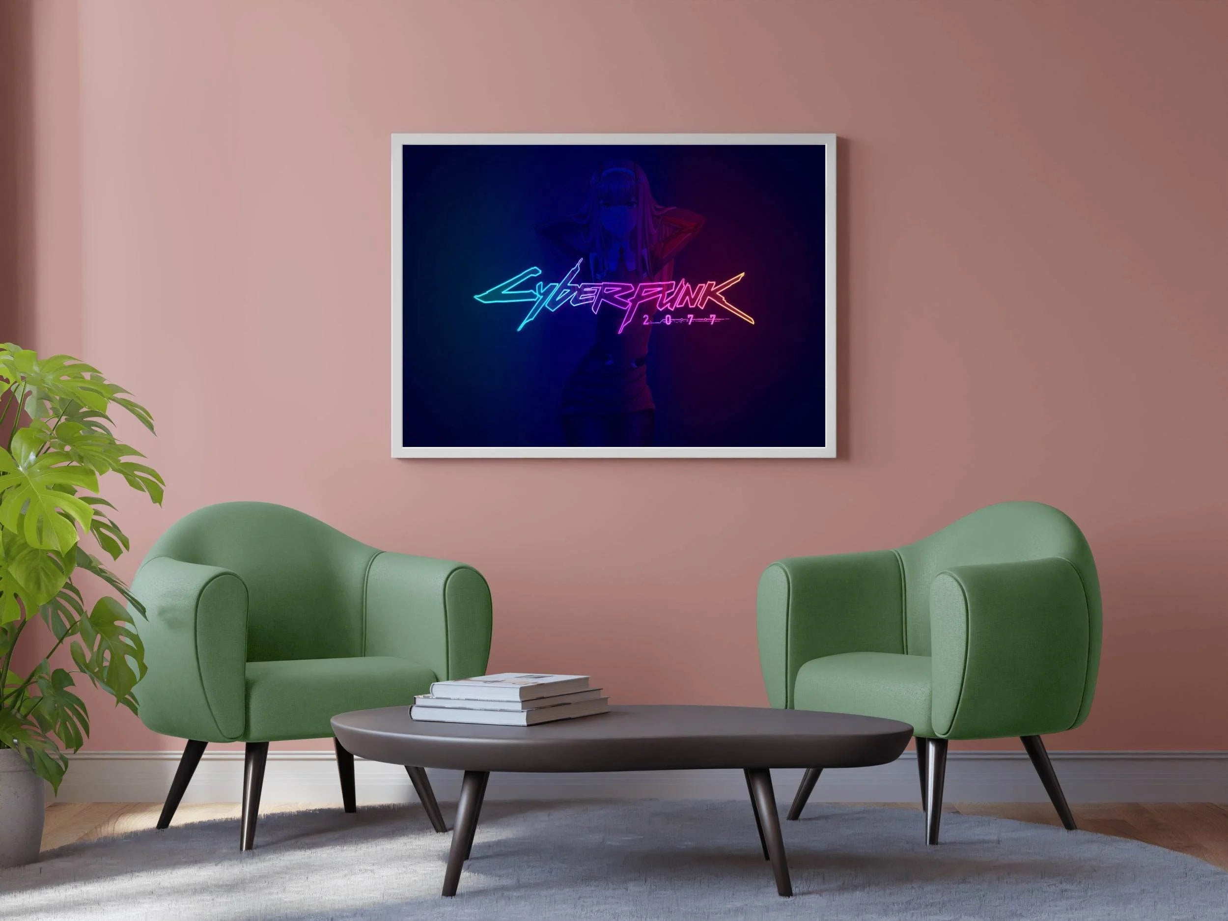 CYBERPUNK 2077 Anime Gaming Wall Art - beink online art store