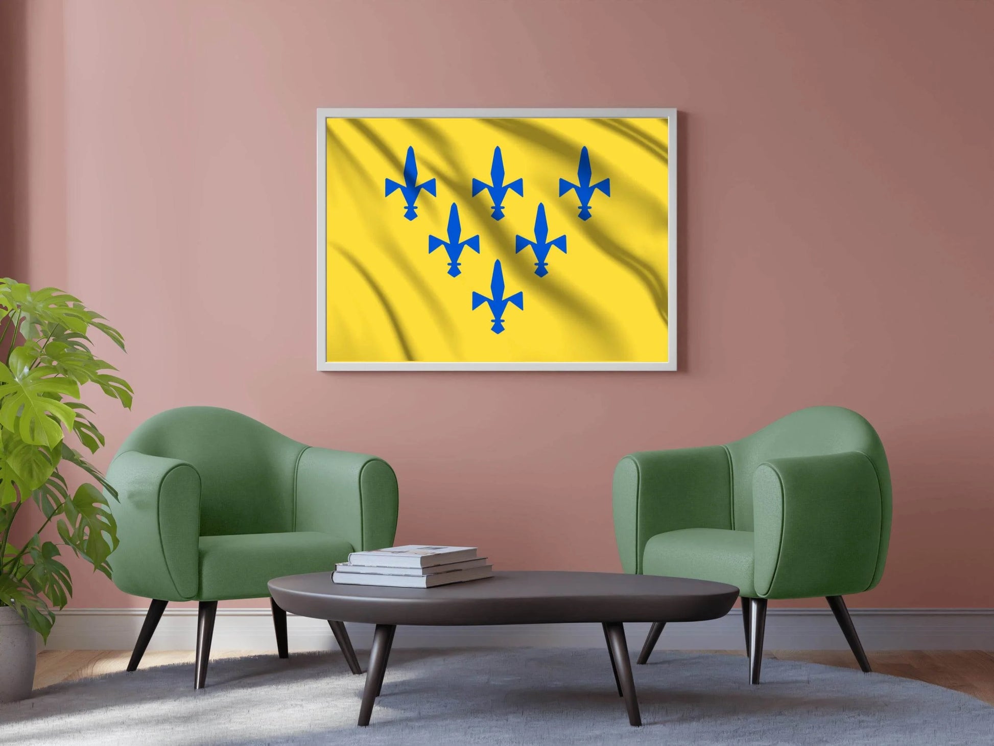 Duchy of Parma National Flag Wall Art - beink online art store