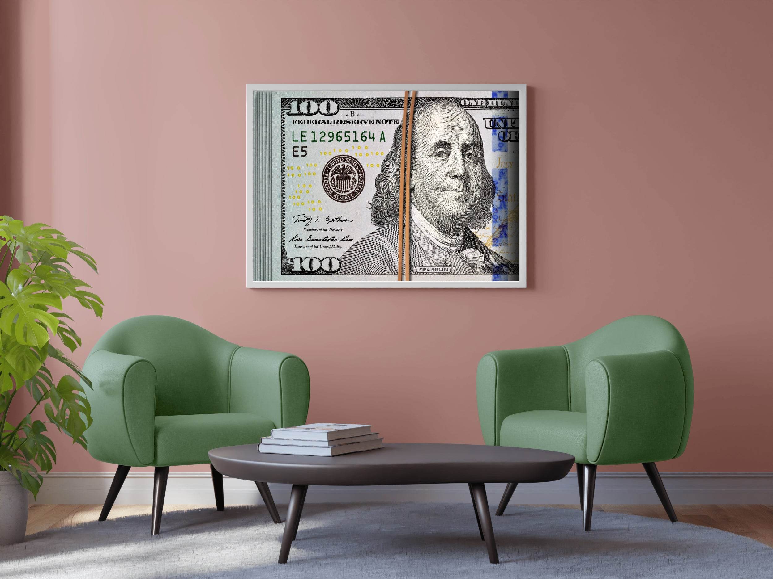 Portrait of Benjamin Franklin Wall Art - beink online art store