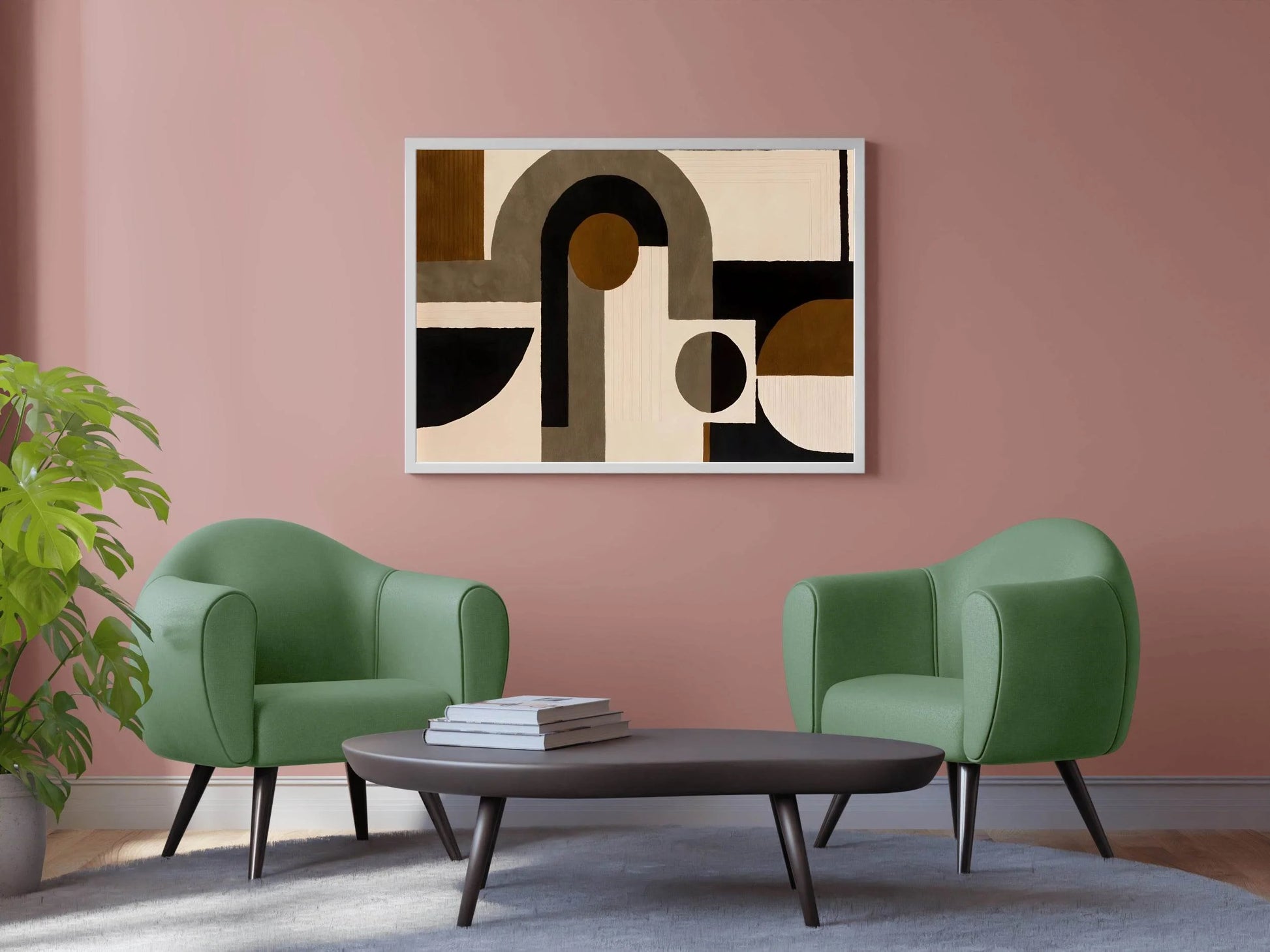 Geometric Harmony Modern Wall Art - beink online art store