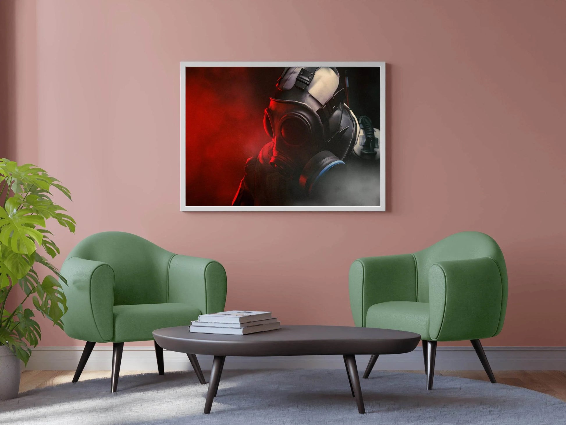 Counter-Strike Gas Mask Gaming Wall Art - beink online art store