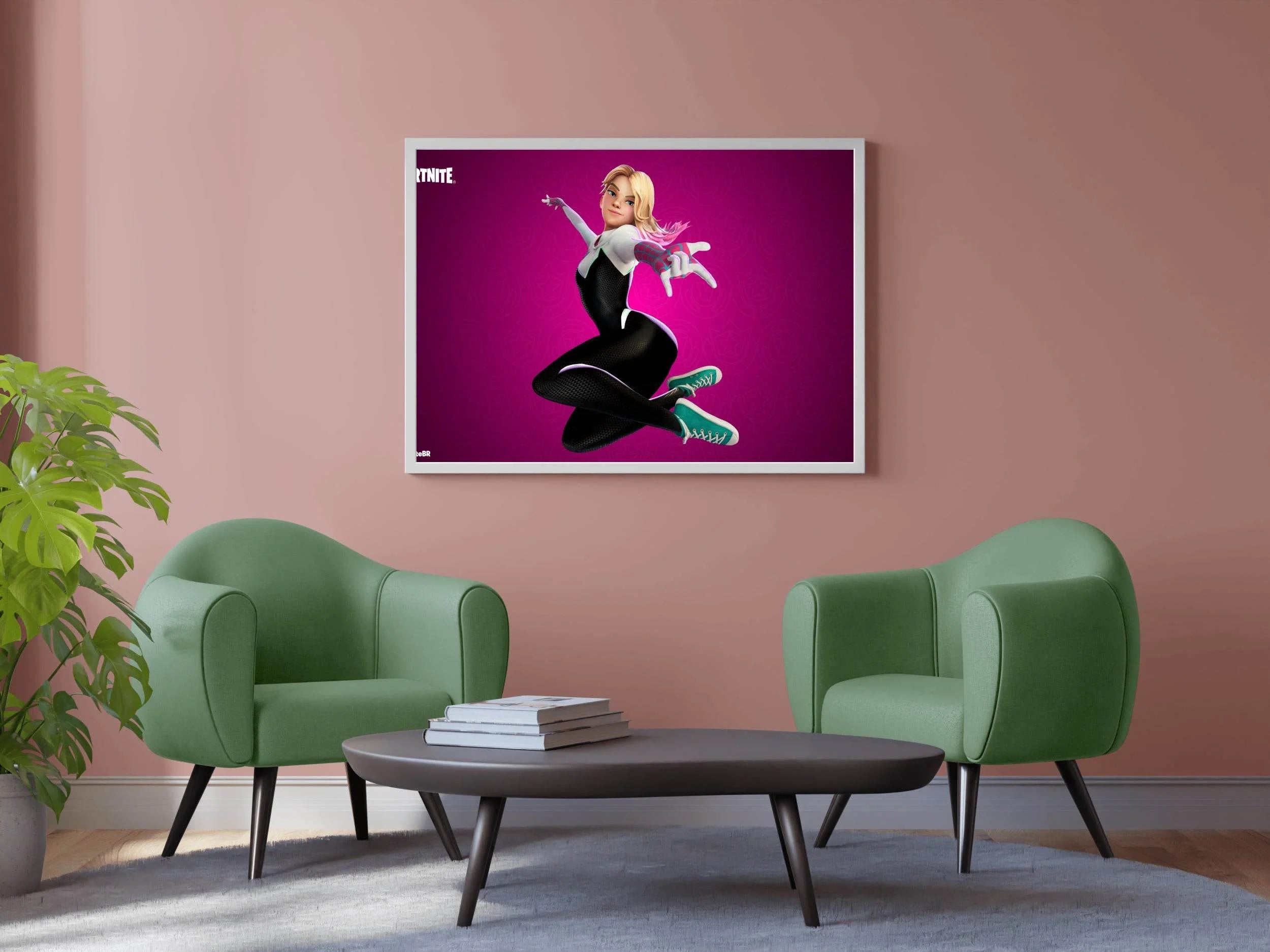 Fortnite Gwen Stacy Gaming Wall Art - beink online art store