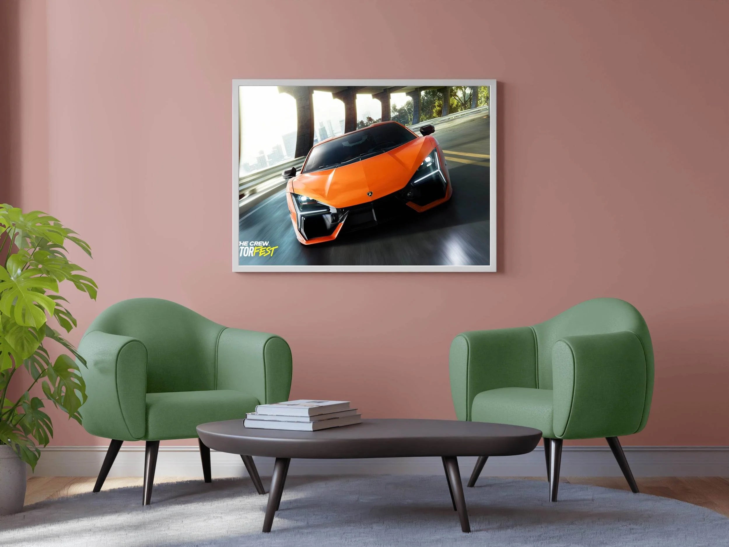 The Crew Lamborghini Revuelto Gaming Wall Art - beink online art store