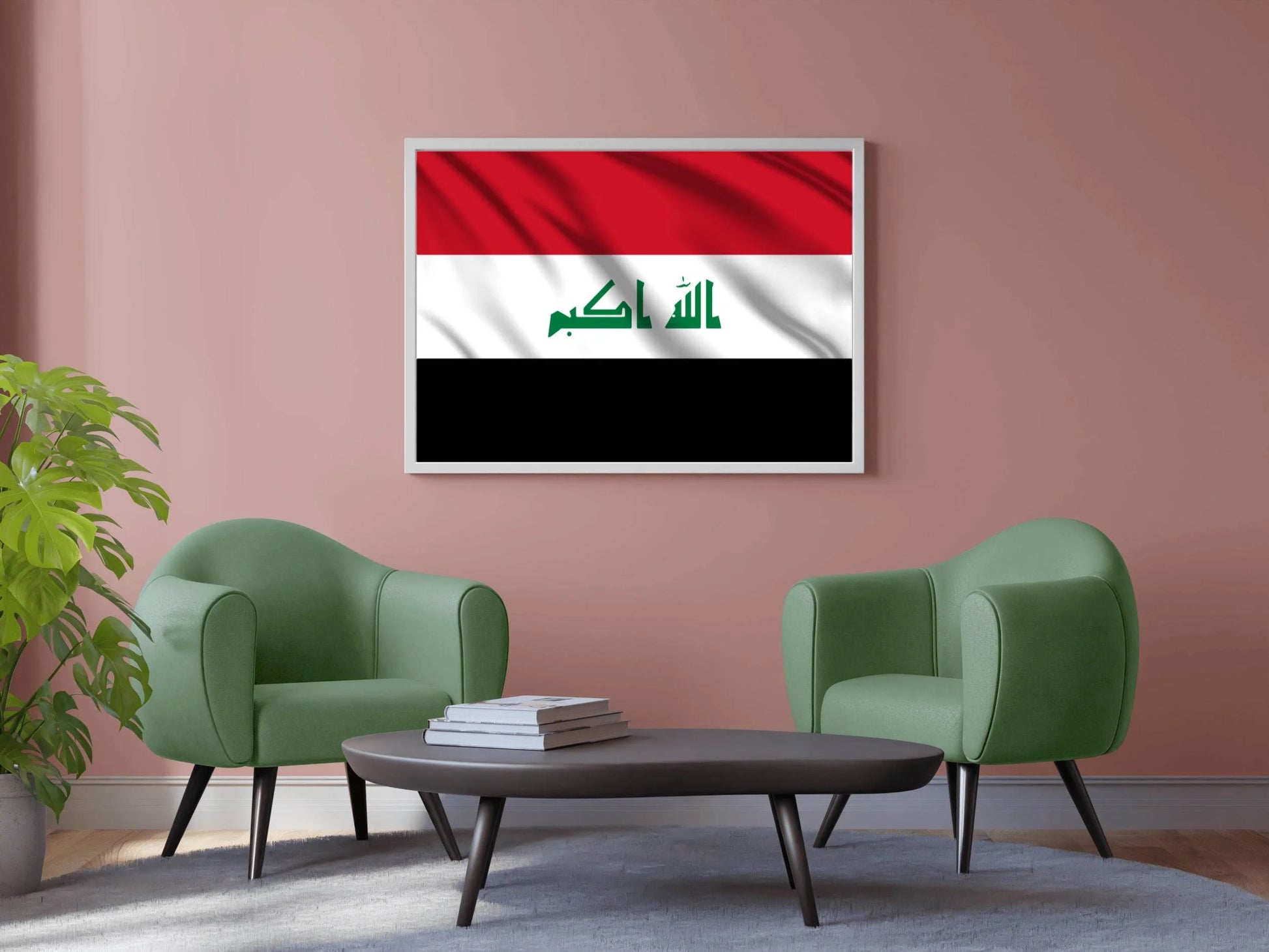 Iraq National Flag Wall Art - beink online art store