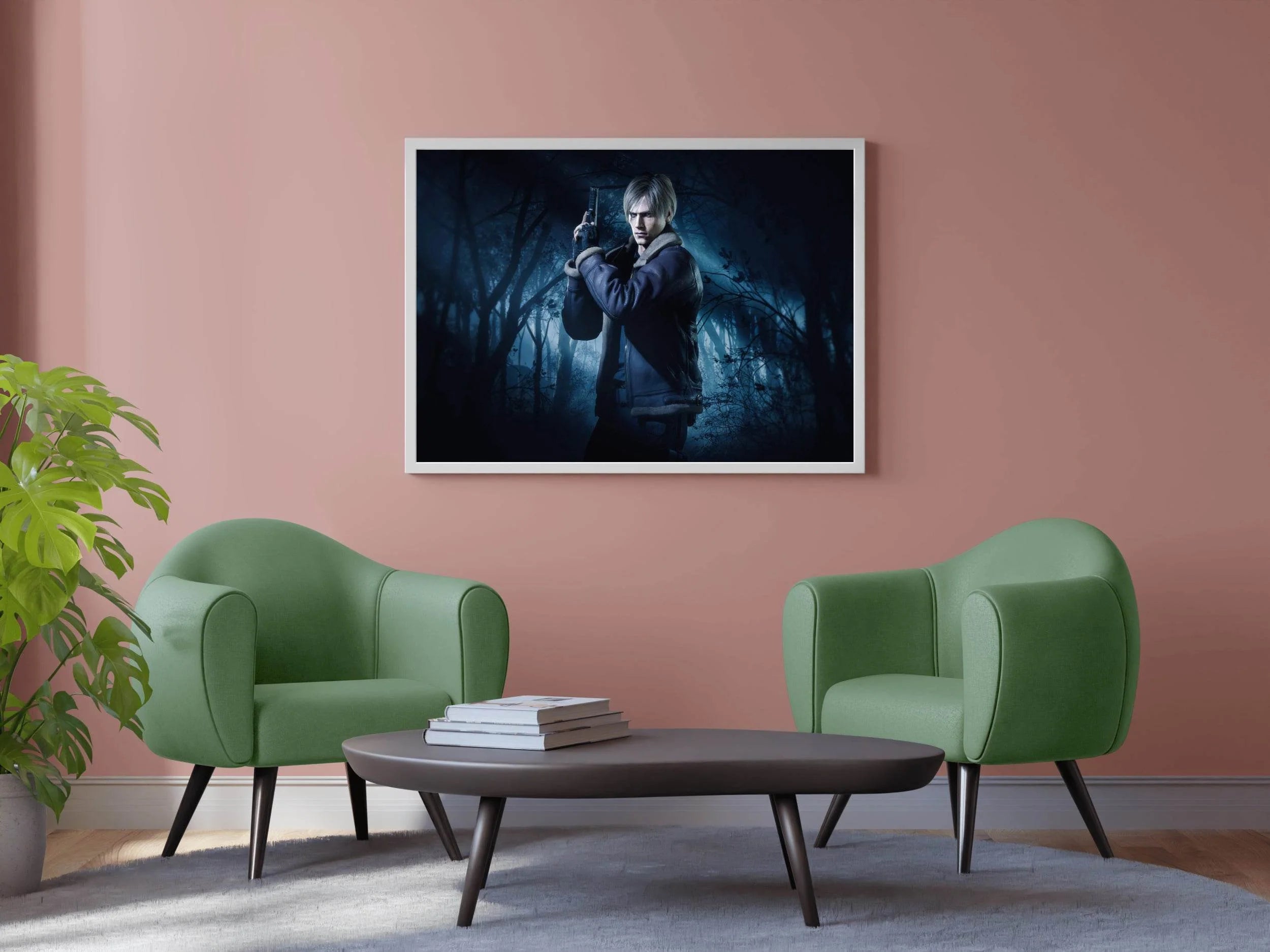 Leon Residents Evil Gaming Wall Art - beink online art store