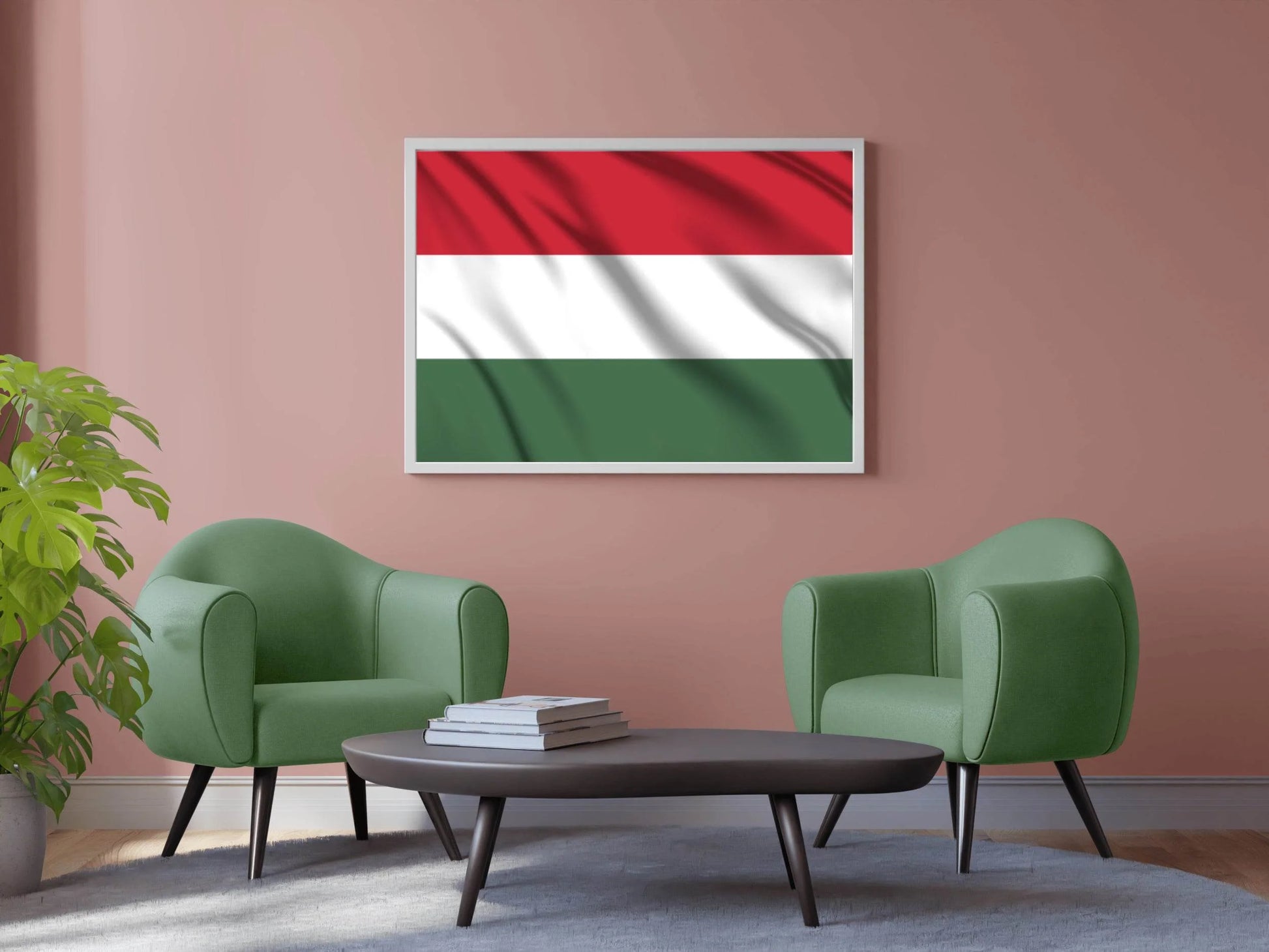 Hungary National Flag Wall Art - beink online art store
