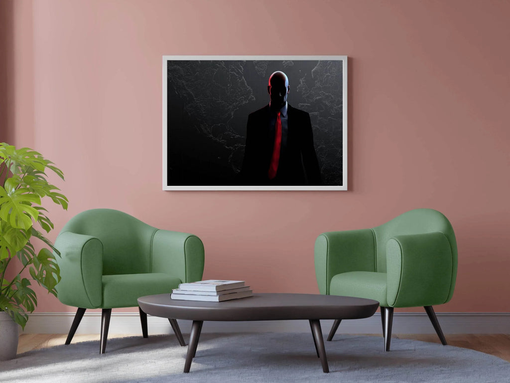 HITMAN Agent 47 Gaming Wall Art - beink online art store