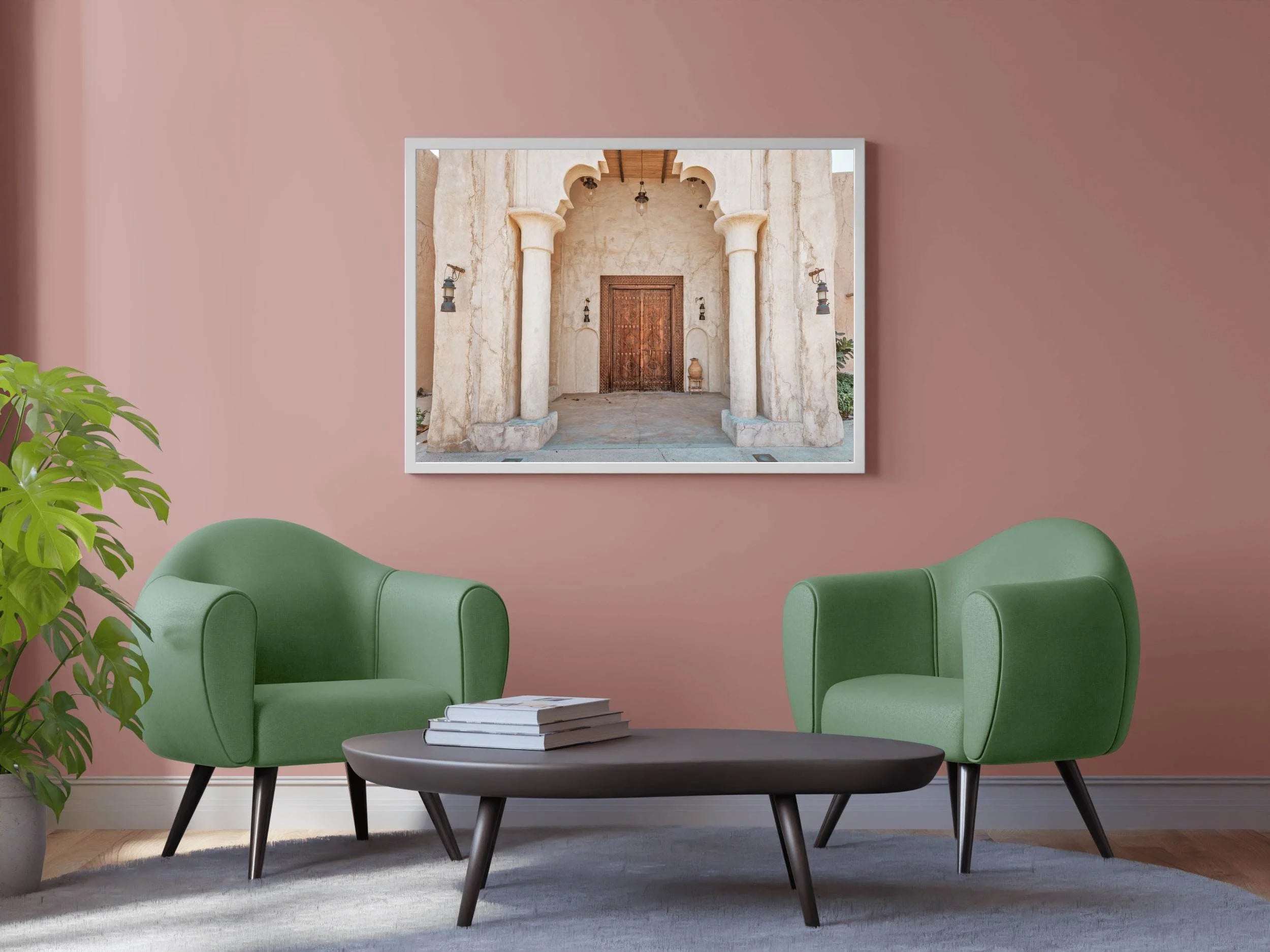 Old Dubai Architure Wall Art - beink online art store