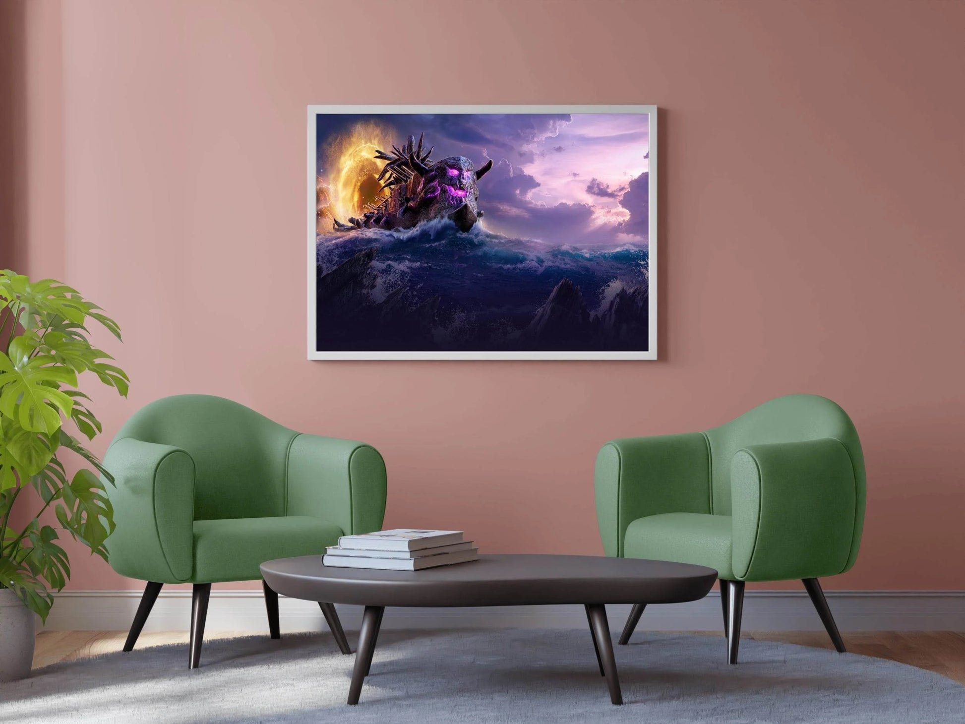 3D ship Legends Gaming Wall Art - beink online art store